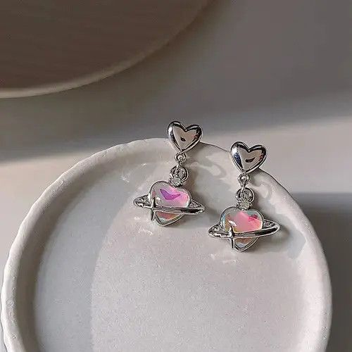 Japanese Brand × Vintage Punk Girl Crystal Stars Earring Size ONE SIZE - 3 Thumbnail