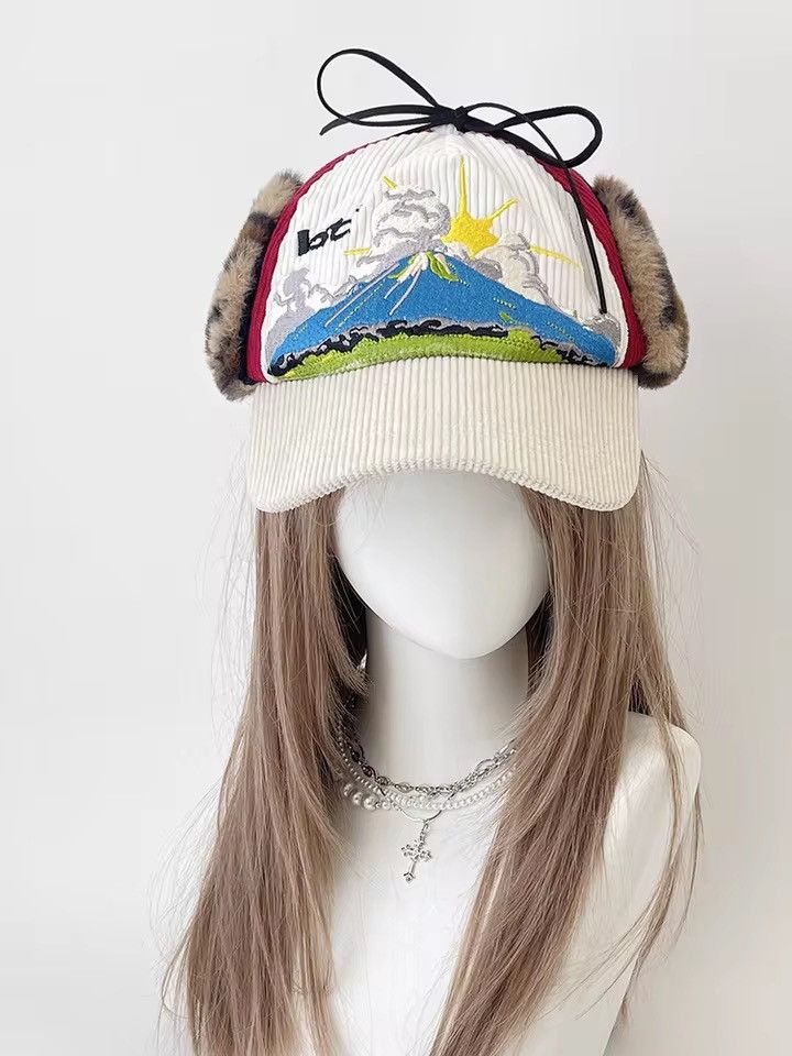 Other Y2k Vintage Style Reversible Leopard Trapper Warm Hat Cap Size ONE SIZE - 3 Thumbnail