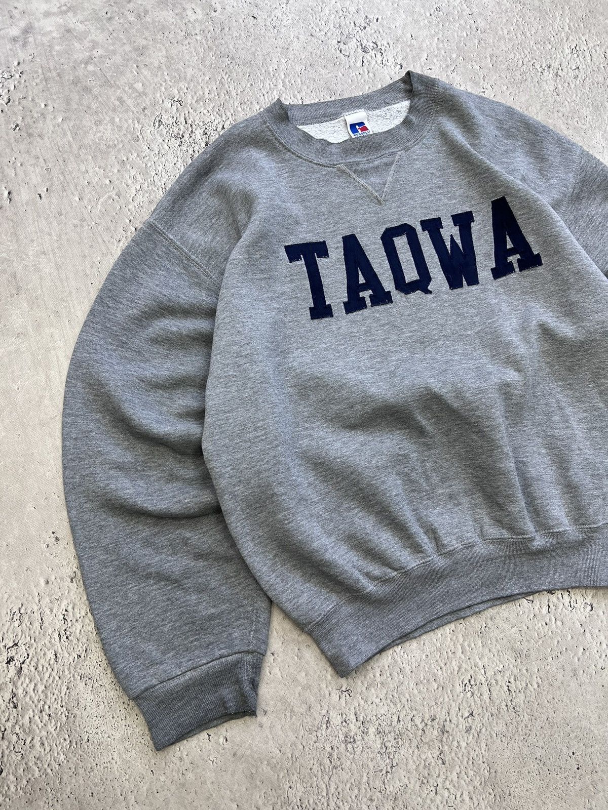 Russell Athletic × Vintage Crazy BOXY 90s Vintage Russell Athletic Crewneck sweatshirt Size US XL / EU 56 / 4 - 2 Thumbnail
