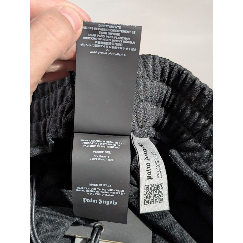 Palm Angels o1rshd1 Rainbow Track Pants in Black/Multicolor Size US 34 / EU 50 - 18 Thumbnail