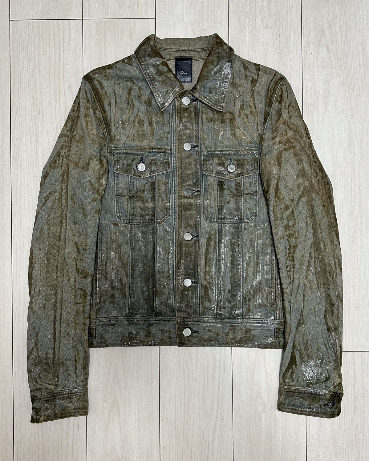 Dior Dior Homme SS04 Waxed Denim Jacket | Grailed