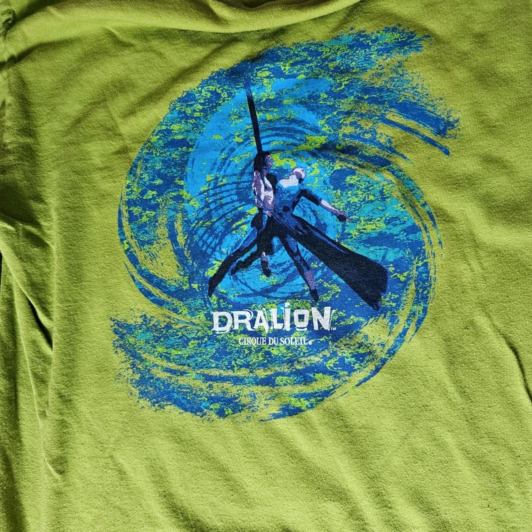 Vintage VINTAGE Cirque du Soleil Dralion Long Sleeve Graphic T-Shirt S/M Canada Unisex Adults Mens Womens Cirque Du Soleil Shirt Green 2000s Size US S / EU 44-46 / 1 - 3 Thumbnail