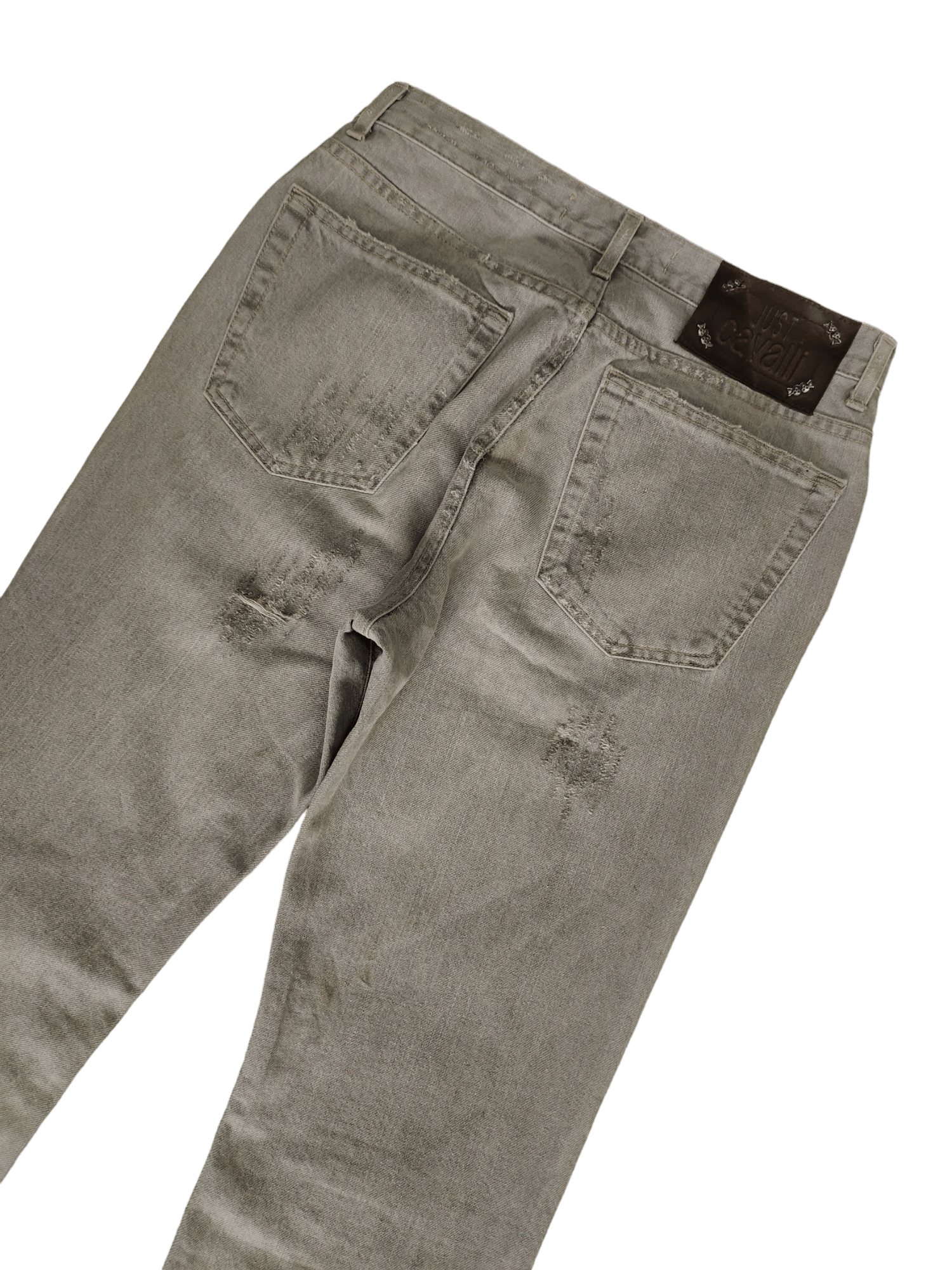 Just Cavalli Flare Jeans Just Cavalli Distress Mudmax Boot Cut Y2k Size US 29 - 14 Thumbnail
