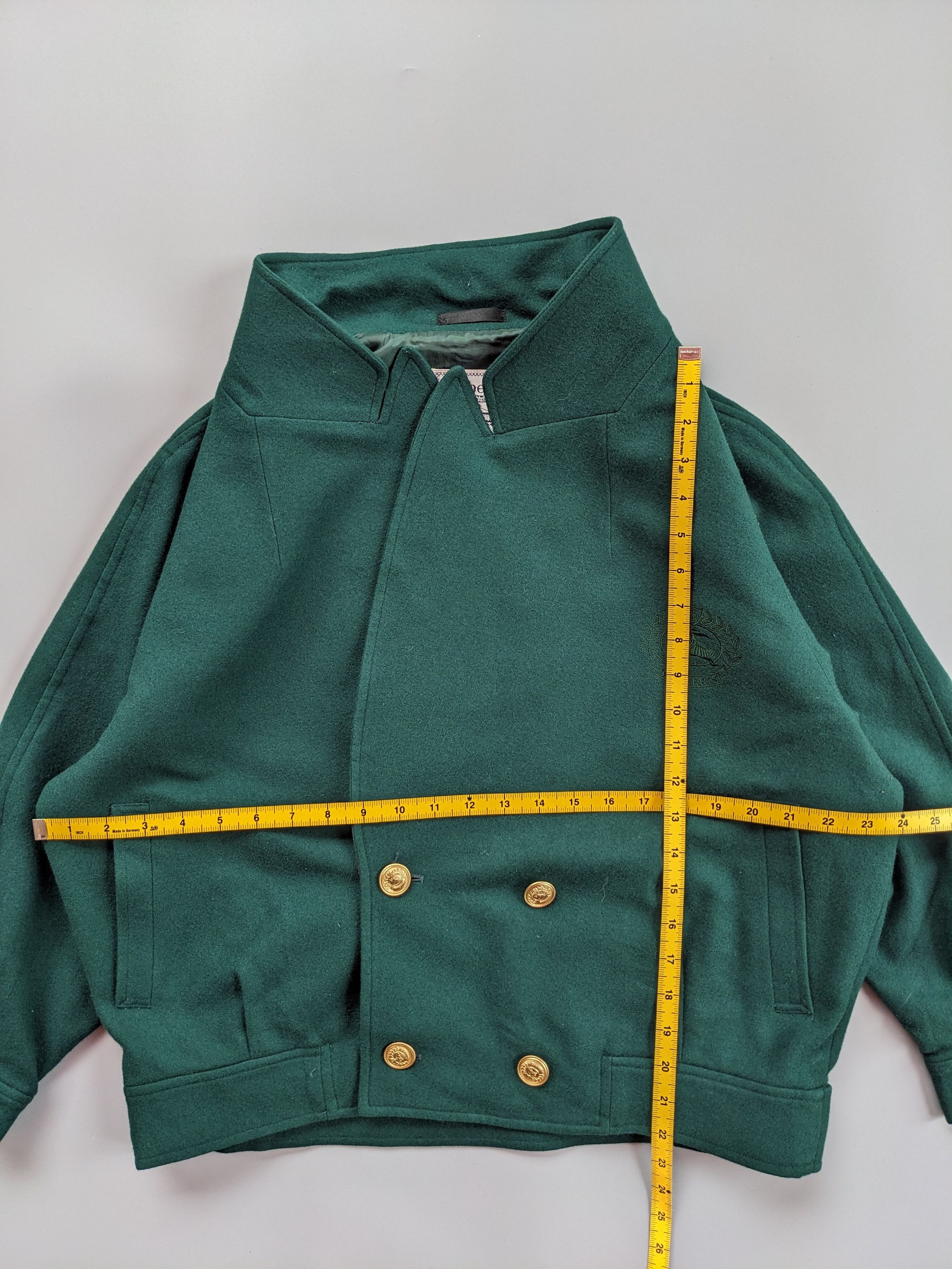 Burberry Vintage Burberrys wool high collar jacket Size L / US 10 / IT 46 - 7 Thumbnail