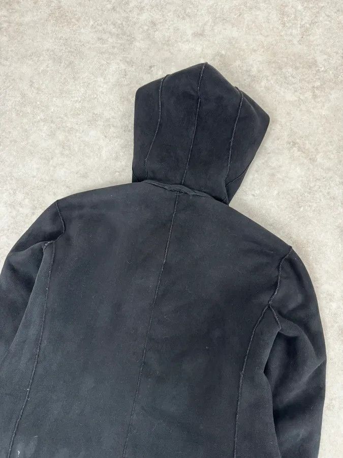 Emporio Armani 1990s Emporio Armani Black Reversible Faux Fur Coat Size XS / US 0-2 / IT 36-38 - 10 Thumbnail