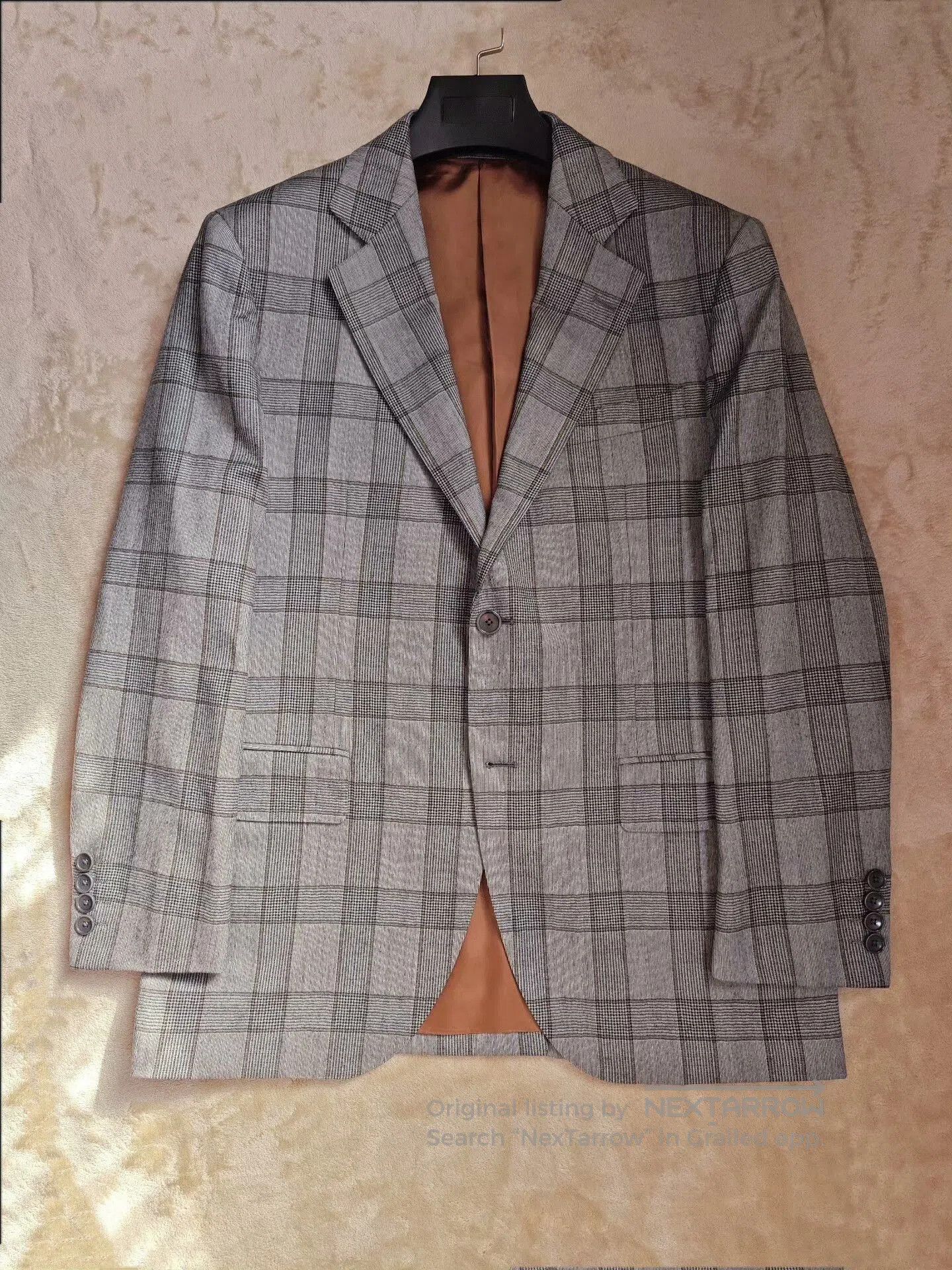 J. Press Italian Wool Half-Canvas Suit Jacket. Size US M / EU 48-50 / 2 - 5 Thumbnail