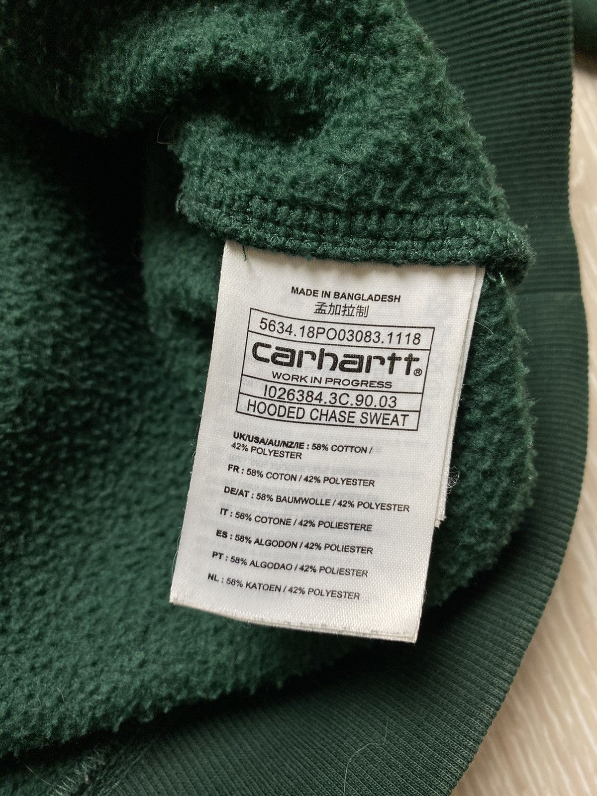 Carhartt × Vintage VINTAGE CARHARTT HOODIE STREETWEAR SIZE XL GREEN Size US XL / EU 56 / 4 - 7 Thumbnail