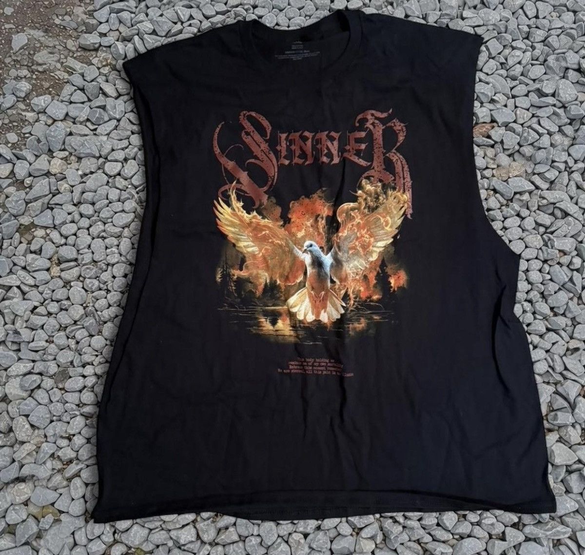 Fashion Nova "Sinner" Phoenix/Dove Graphic Size US XXL / EU 58 / 5 - 1 Thumbnail