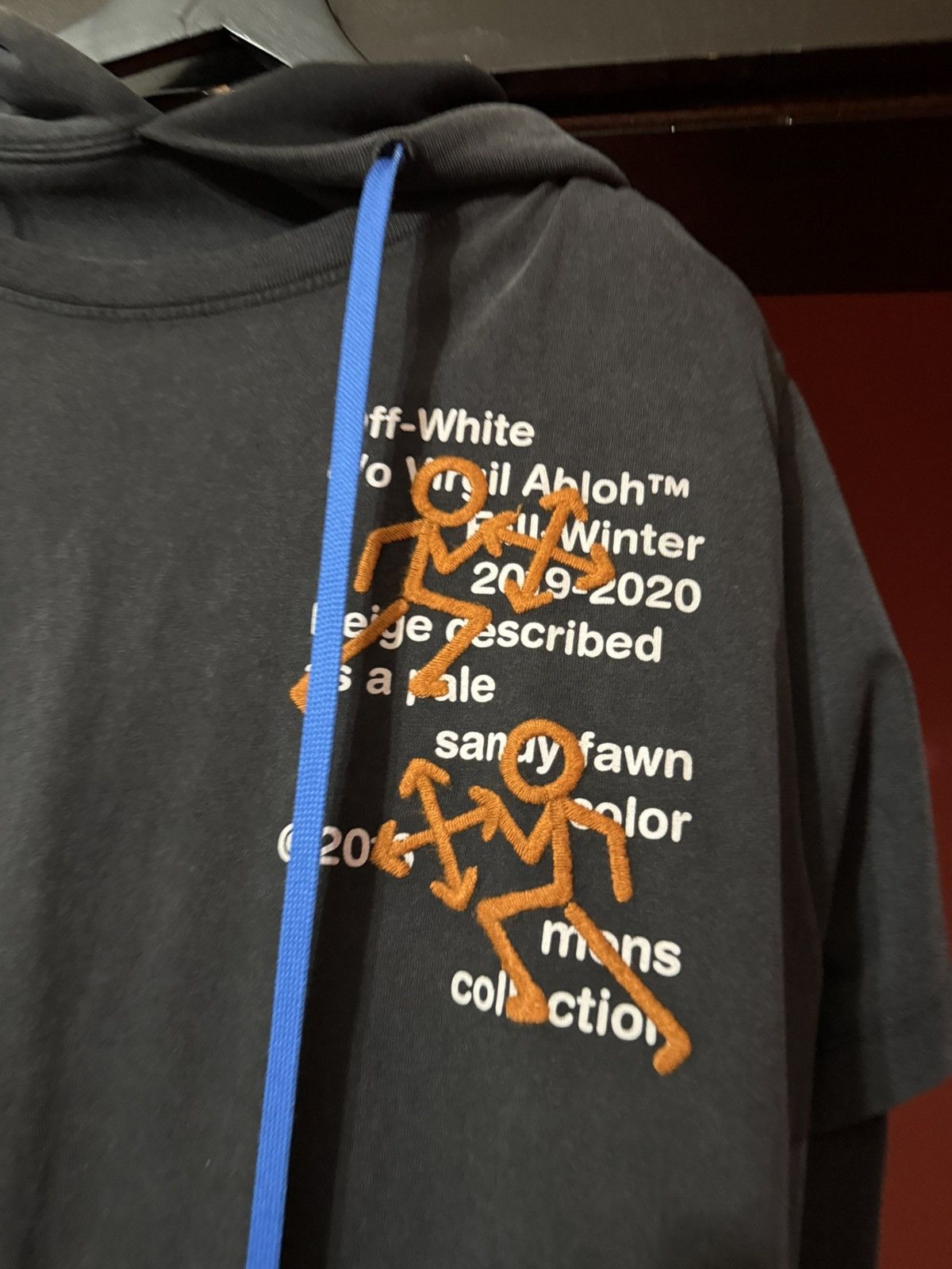 Off-White Off-White Pictogram Double Tee Hoodie Size Small Size US S / EU 44-46 / 1 - 2 Thumbnail