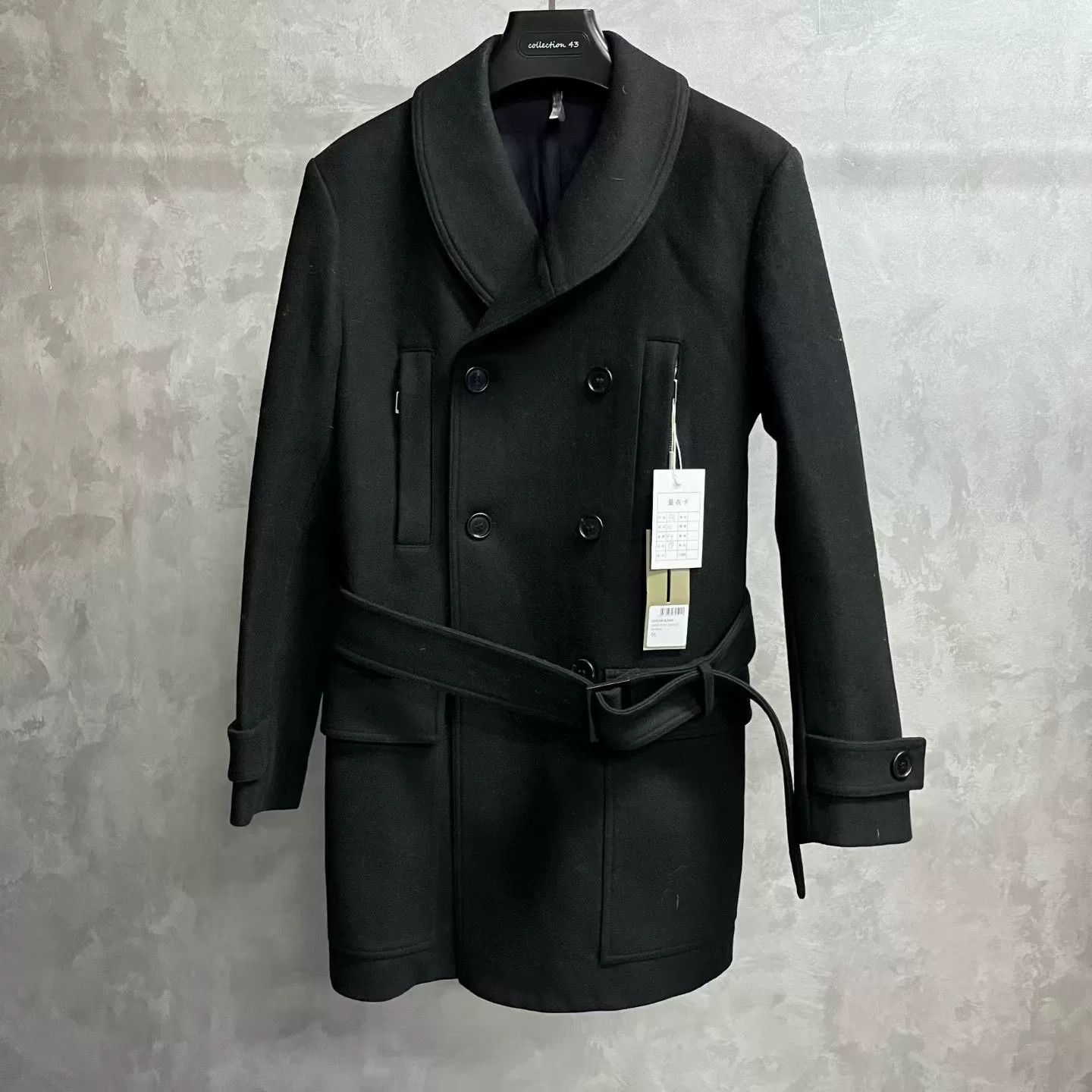 Dior Dior Wool Black Heavy Coat s Men Size US S / EU 44-46 / 1 - 1 Thumbnail