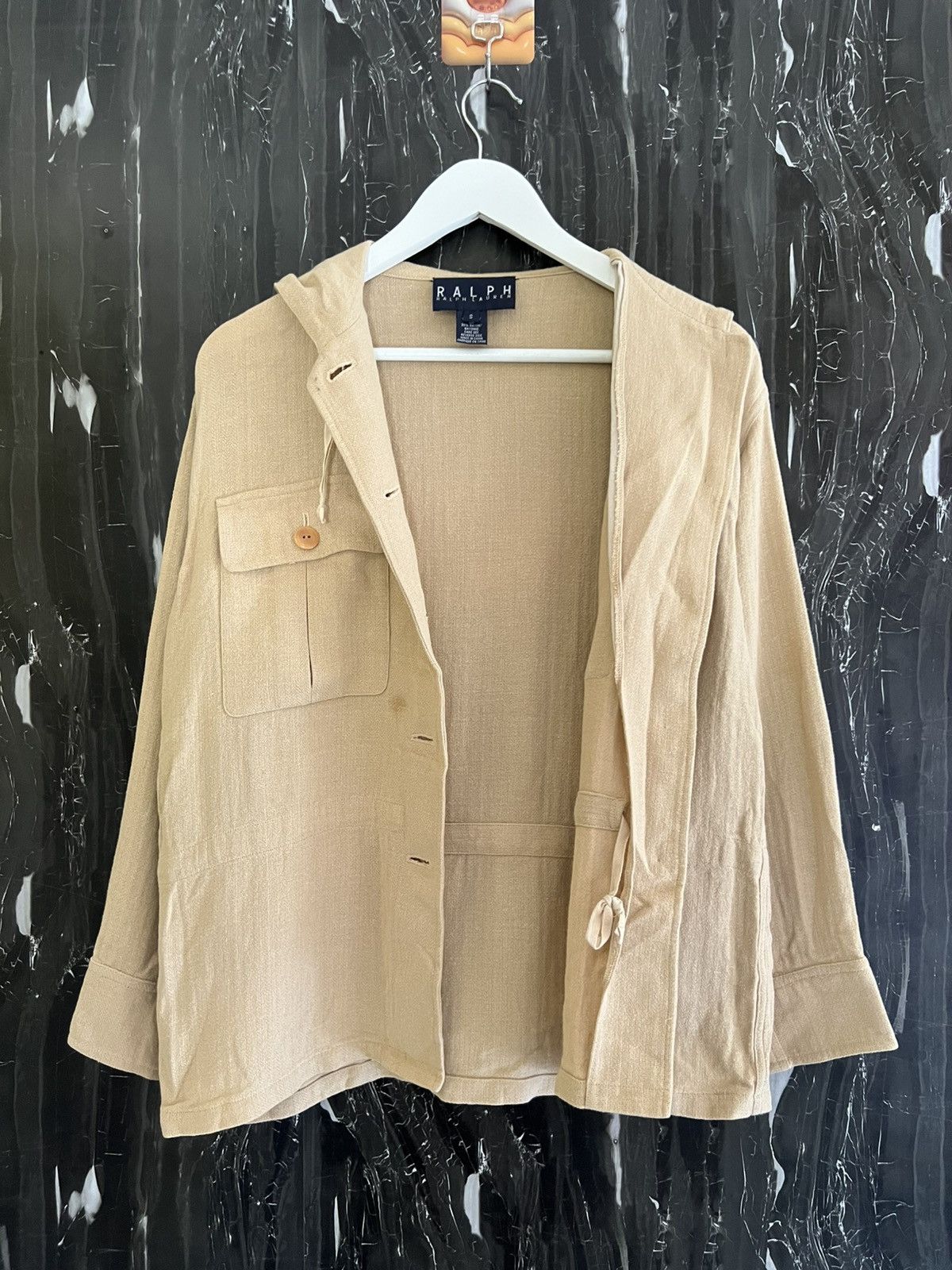 Polo Ralph Lauren Ralph Lauren Button Front Hoodie - Cream - S- Minimalist Fit Size US S / EU 44-46 / 1 - 3 Thumbnail