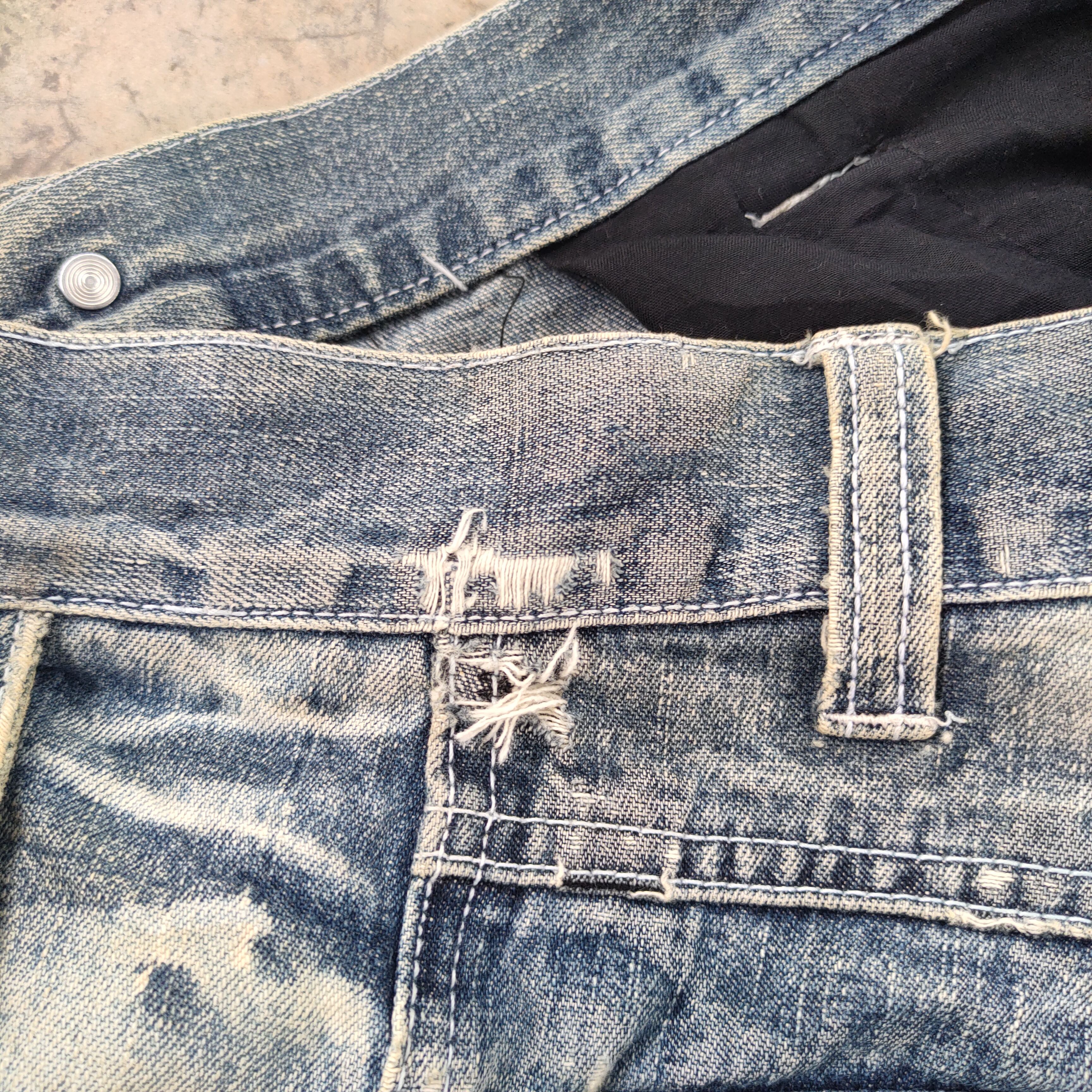 LOWBOX VTG LOW BOX BONDAGE FADED CARGO PANTS Size US 34 / EU 50 - 11 Thumbnail