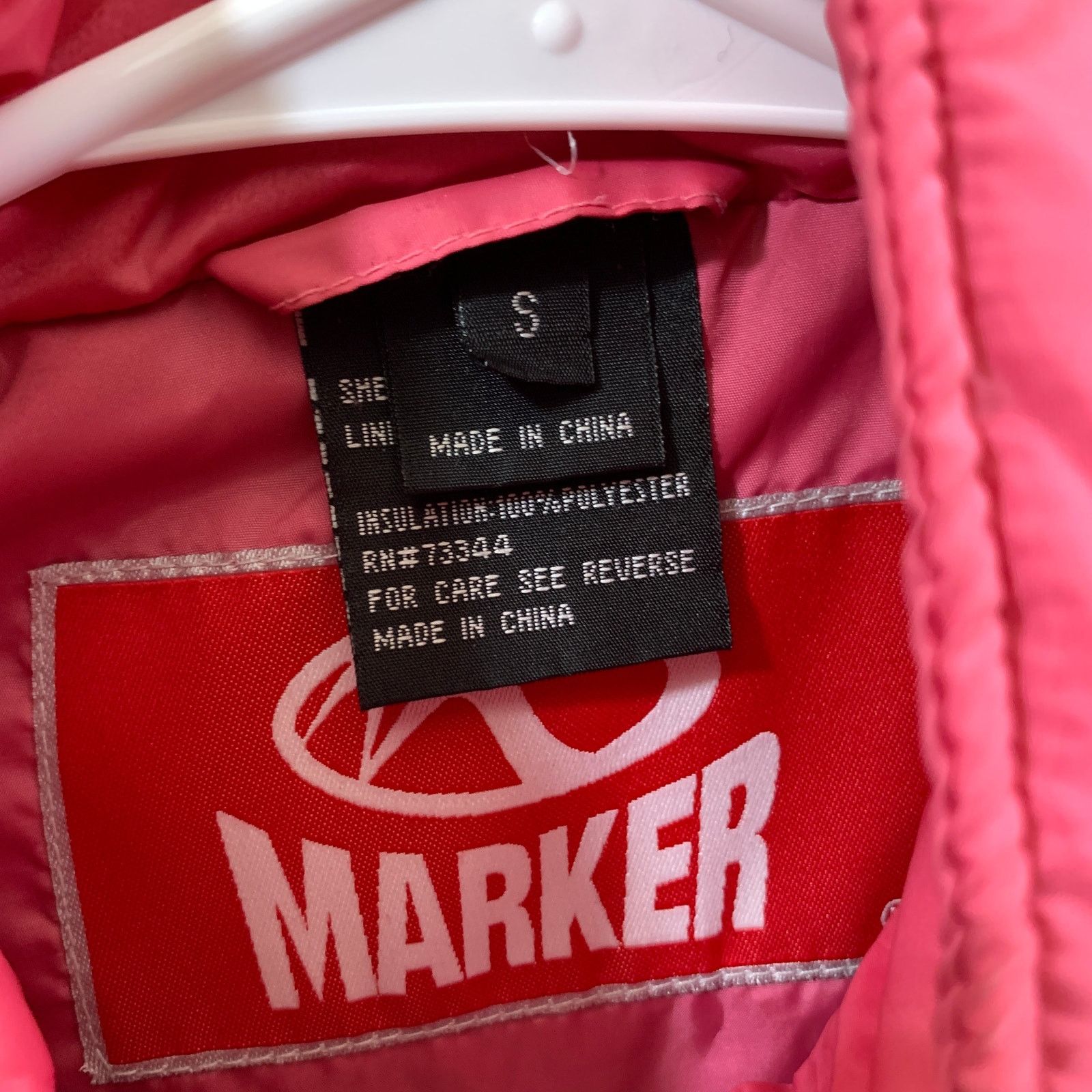 Other MARKER Puffer Vest Womens Small Pink Winter Vest Size S / US 4 / IT 40 - 3 Thumbnail