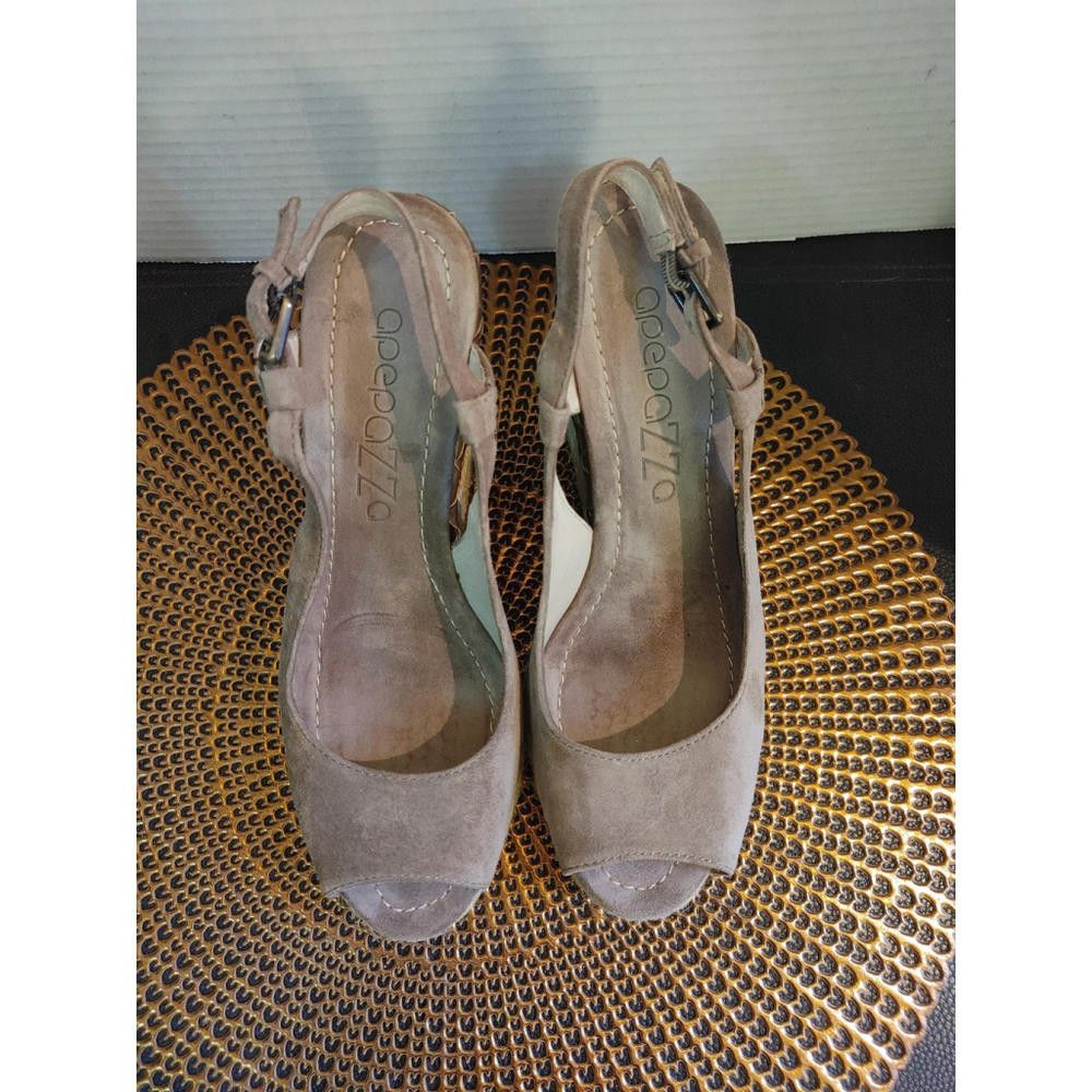 Designer Apepazza Carmela Suede Wedges Size 9 Size US 9 / IT 39 - 4 Thumbnail