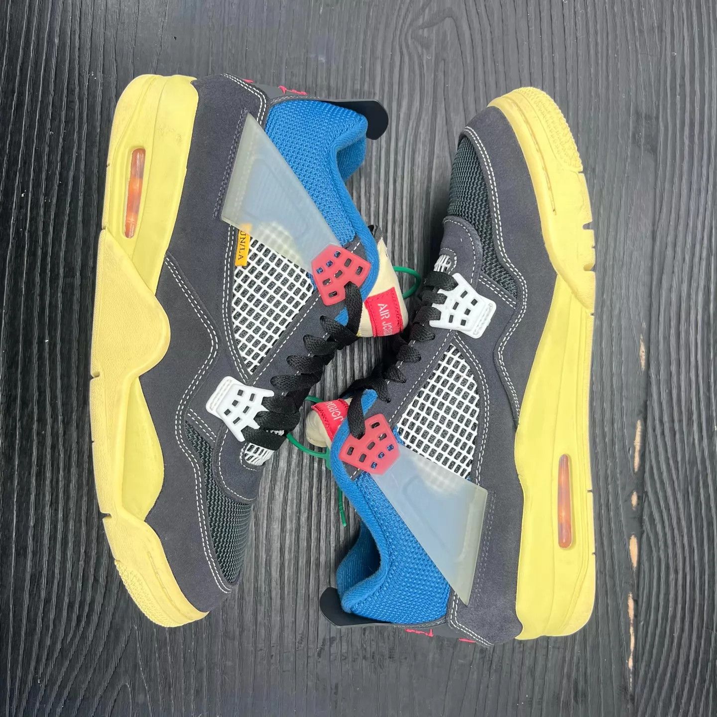 Nike AJ4 Union Black Blue 44 99 New Size US 10 / EU 43 - 7 Thumbnail