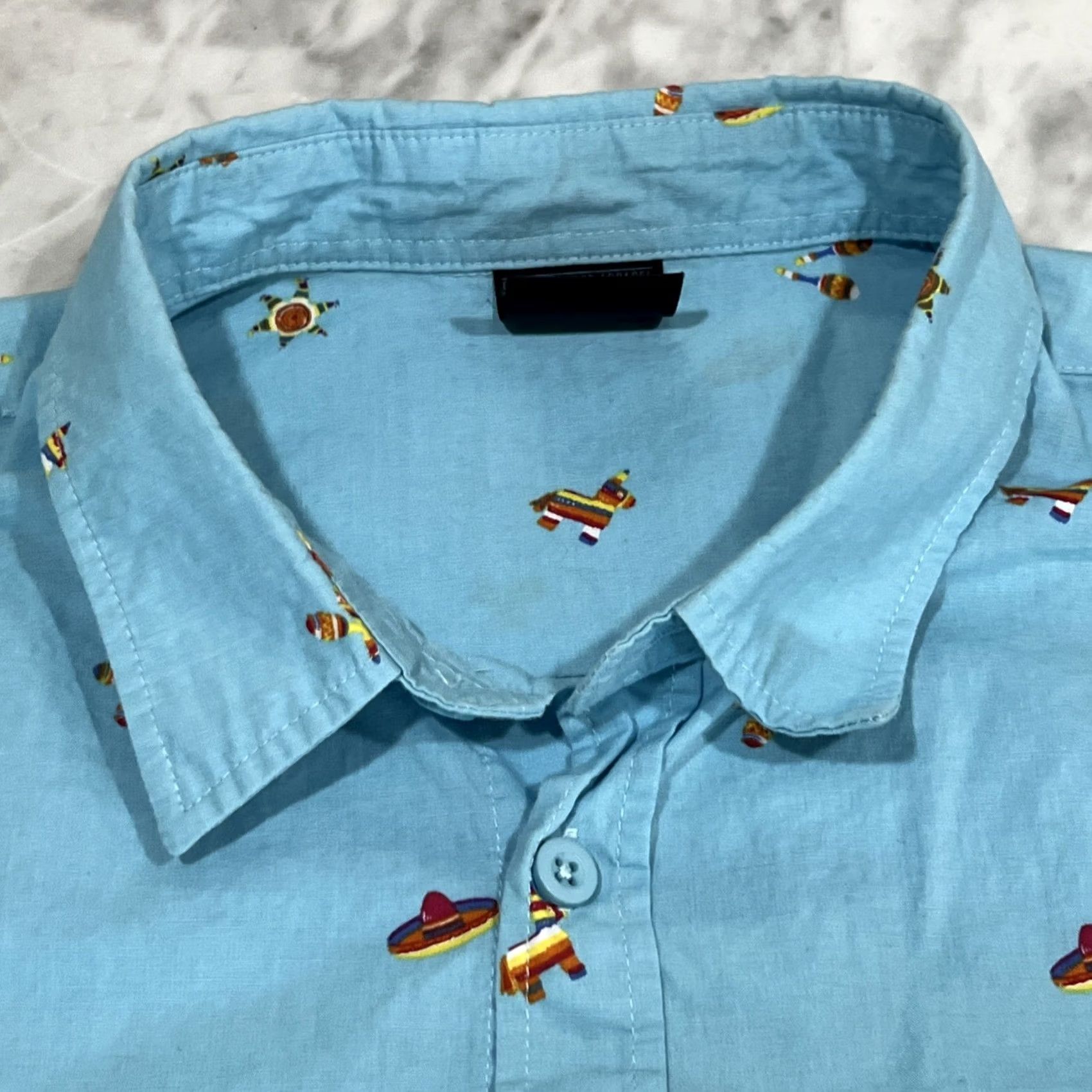 Ron Jon Surf Shop Ron Job Surf Shop Button-Up Shirt Men’s L Blue Fiesta Cinco De Mayo Blue Shirt Mens Large Blue Fiesta Cinco De Mayo Button-Up Shirt Size US L / EU 52-54 / 3 - 2 Thumbnail