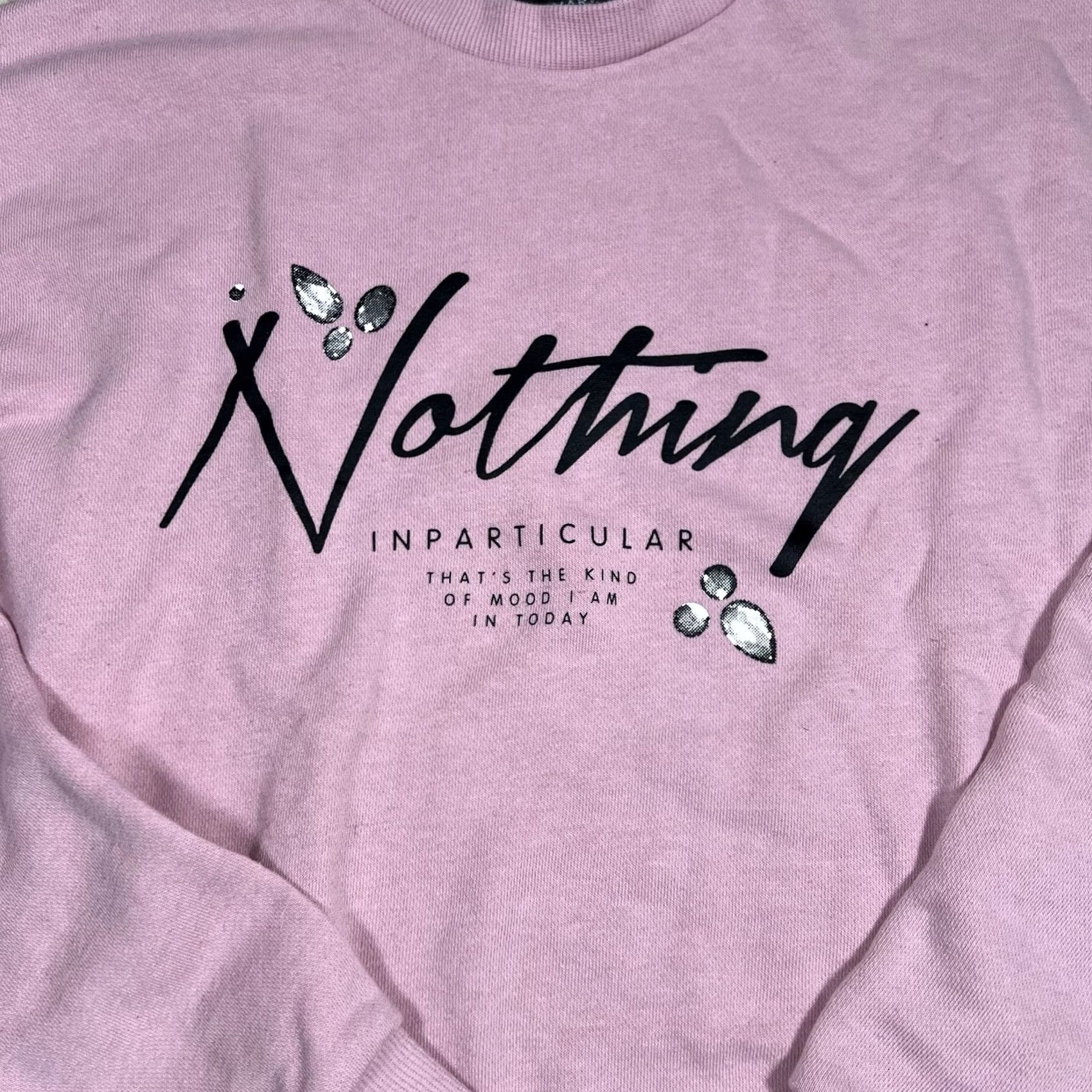 Primark Primark Sweatshirt Women Pink Crew Neck Size 6 Activewear Pullover Size M / US 6-8 / IT 42-44 - 2 Thumbnail