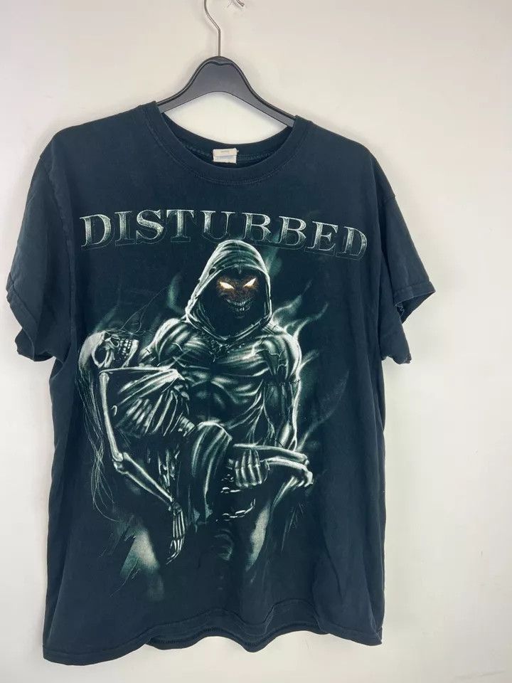 Vintage 2011 DISTURBED LOST SOULS BLACK T-SHIRT size L Size US L / EU 52-54 / 3 - 9 Thumbnail