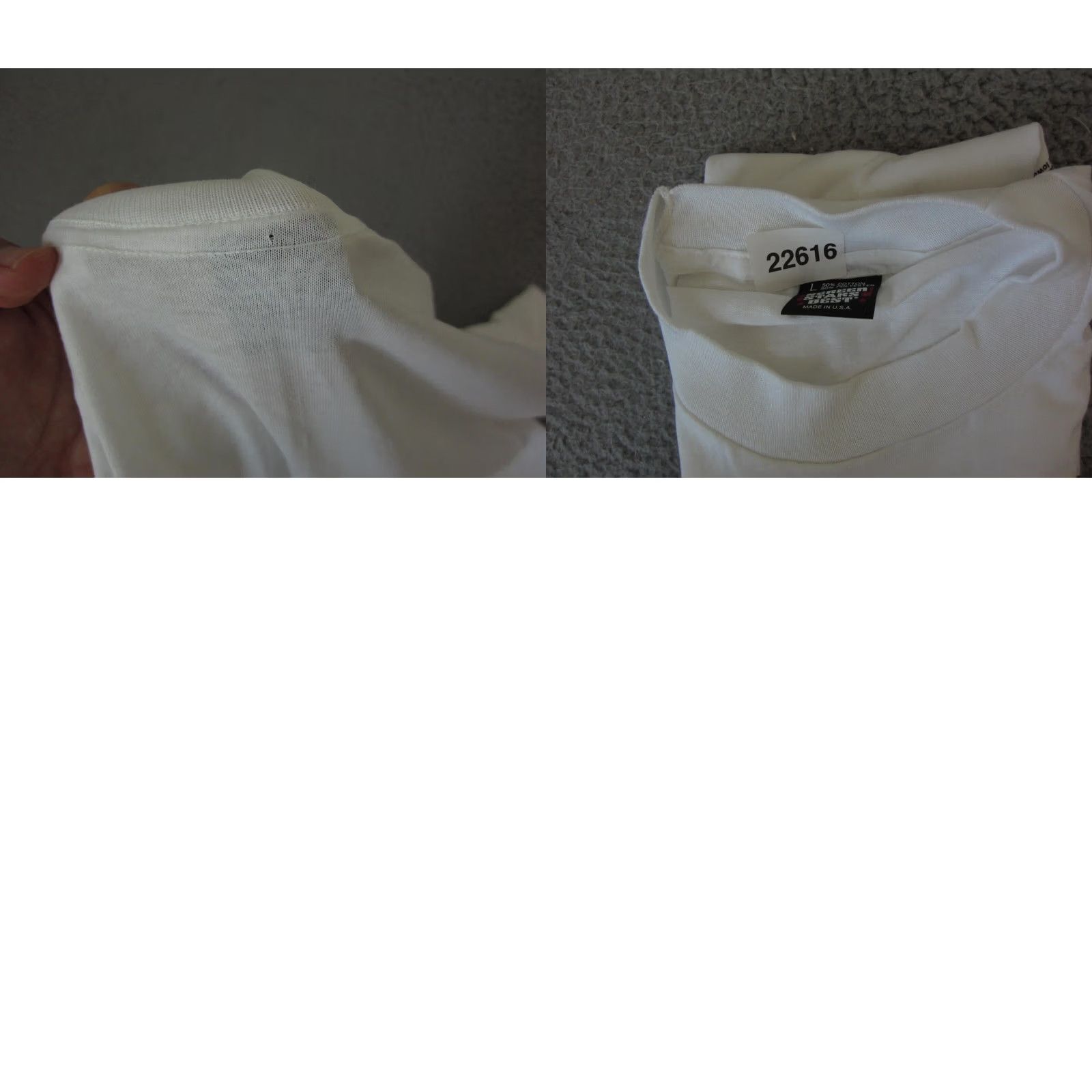 Vintage VINTAGE Screen Stars Shirt Mens Large White Give Blood Donar 90s Single Stitch Made in USA Size US L / EU 52-54 / 3 - 9 Thumbnail