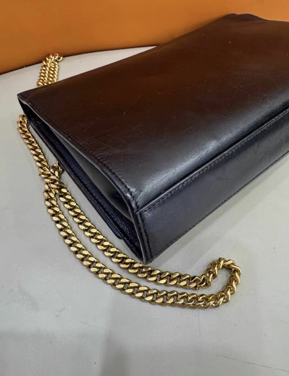 Yves Saint Laurent YSL black tassel chain shoulder bag J38 Size ONE SIZE - 3 Thumbnail