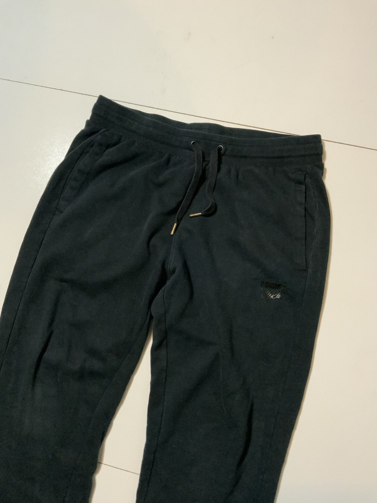 Puma Puma Clyde Walt Frazier Black Signature Tapered Sweatpants Size US 34 / EU 50 - 5 Thumbnail