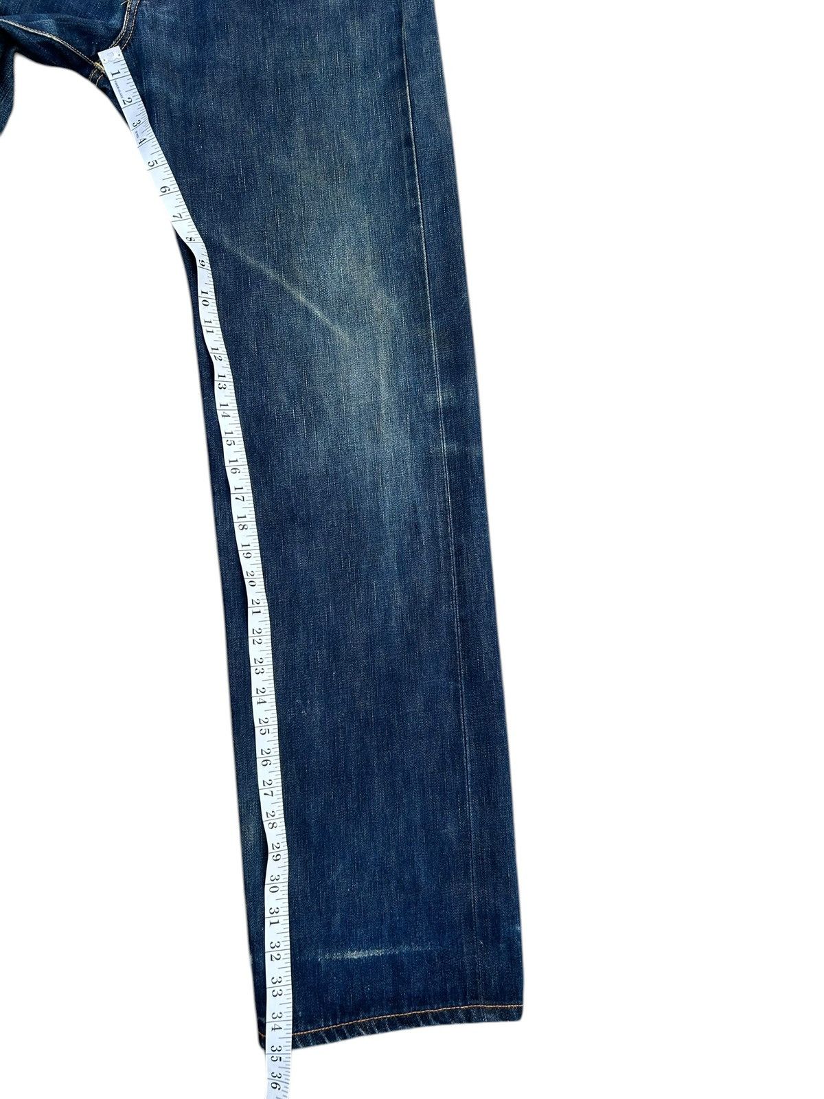 Kapital Vintage Edwin 505X Selvedge Distressed Denim Jeans Size US 32 / EU 48 - 17 Thumbnail