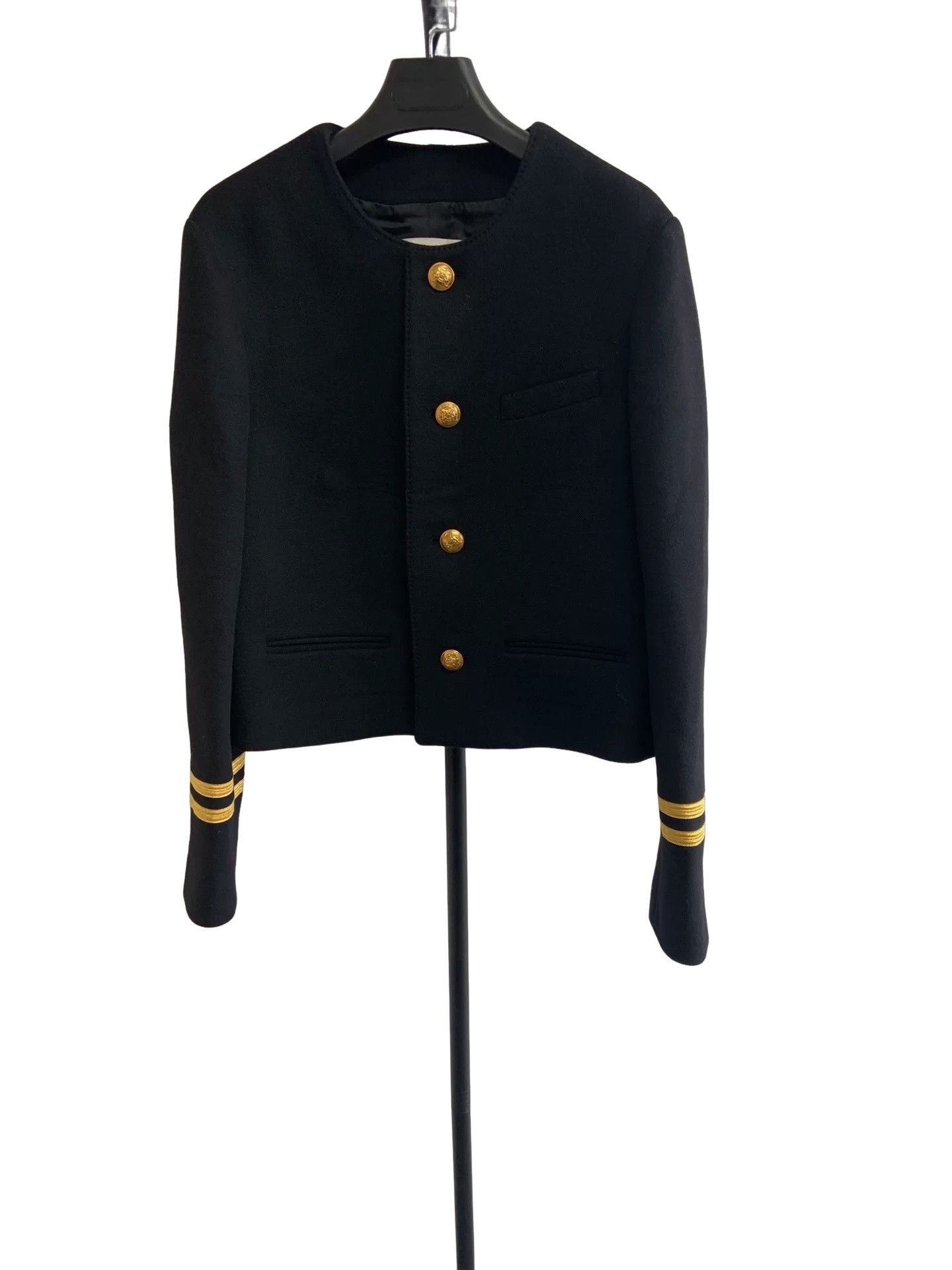 Celine Celine Gold Button Cashmere Spencer Jacket 40 Size M / US 6-8 / IT 42-44 - 1 Thumbnail