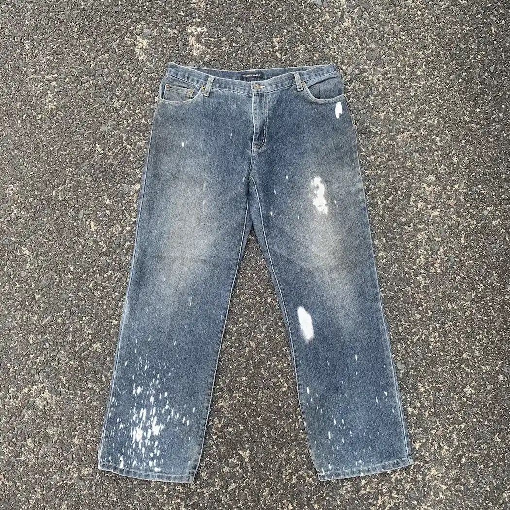 Edition Japan SCHWRZWARLD JAPAN Jeans Bleach 34x30 Faded Denim Baggy Pants Size US 34 / EU 50 - 3 Thumbnail