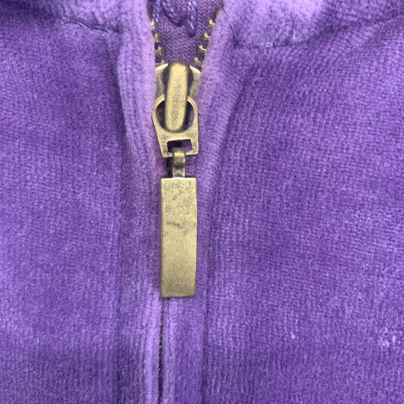 Vintage Style&co. Women's Purple Floral Hoodie Petite Small Full Zip Lightweight Casual 90s Outdoor Size S / US 4 / IT 40 - 6 Thumbnail