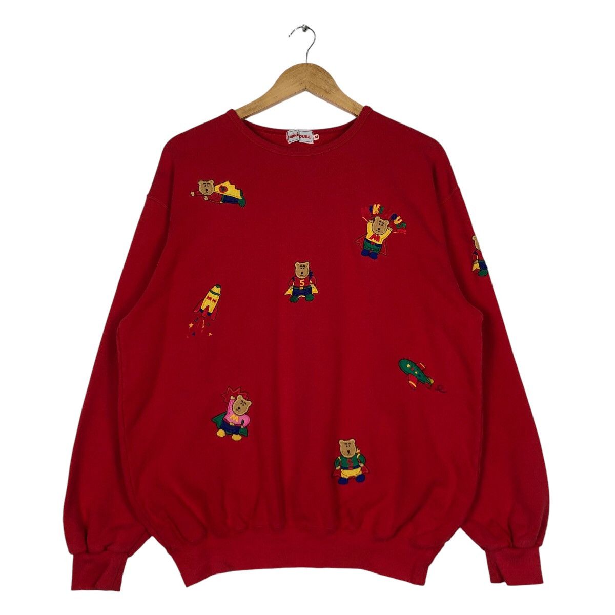 Japanese Brand Miki Mouse Rare Design Full Print Sweatshirt Medium Size US M / EU 48-50 / 2 - 1 Thumbnail