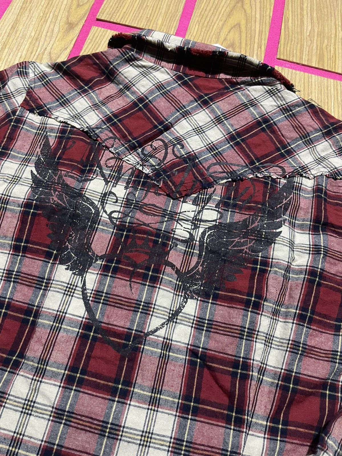 If Six Was Nine Y2K VENCE long sleeve checkered shirt Size US S / EU 44-46 / 1 - 3 Thumbnail