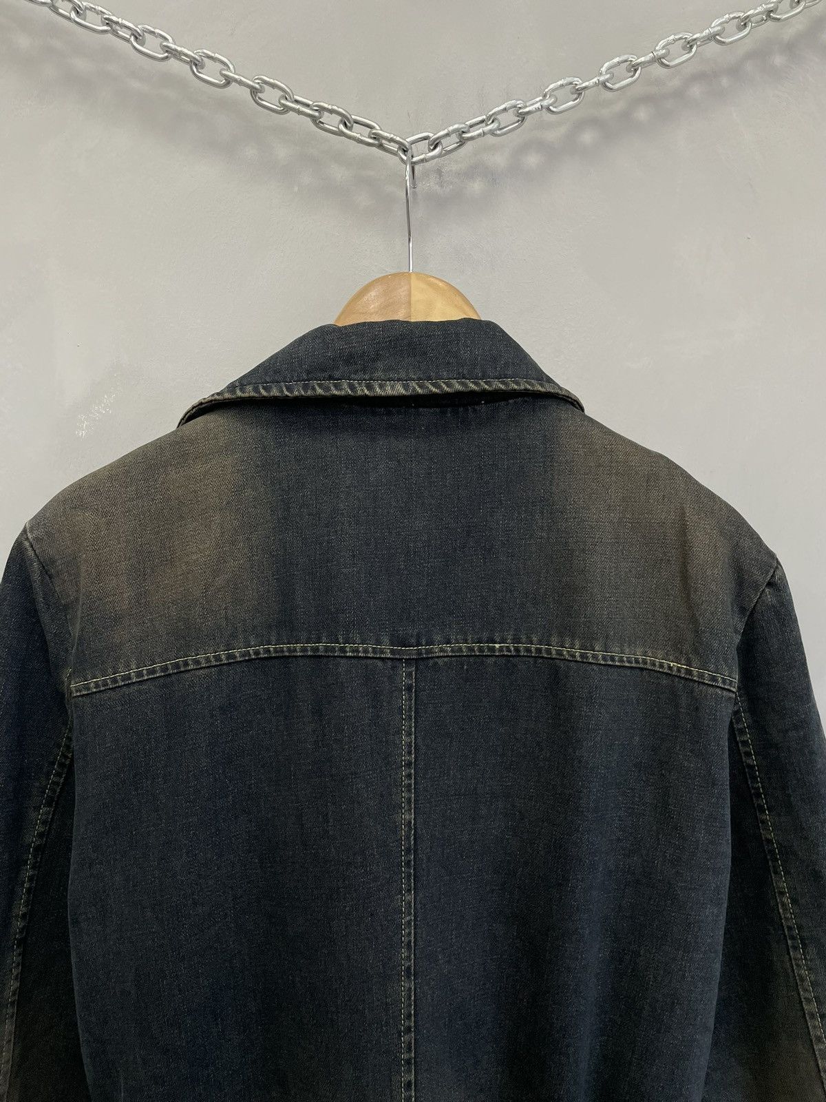Le Grande Bleu (L.G.B.) Long coat faded blue vintage japan y2k fit if six was nine Size US L / EU 52-54 / 3 - 9 Thumbnail