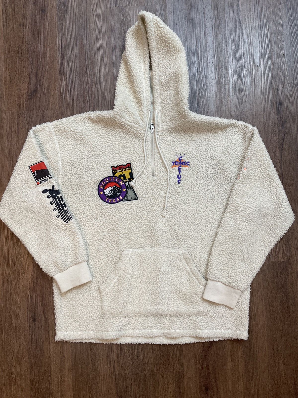 Travis Scott, cactus trail, half zip store Sherpa hoodie