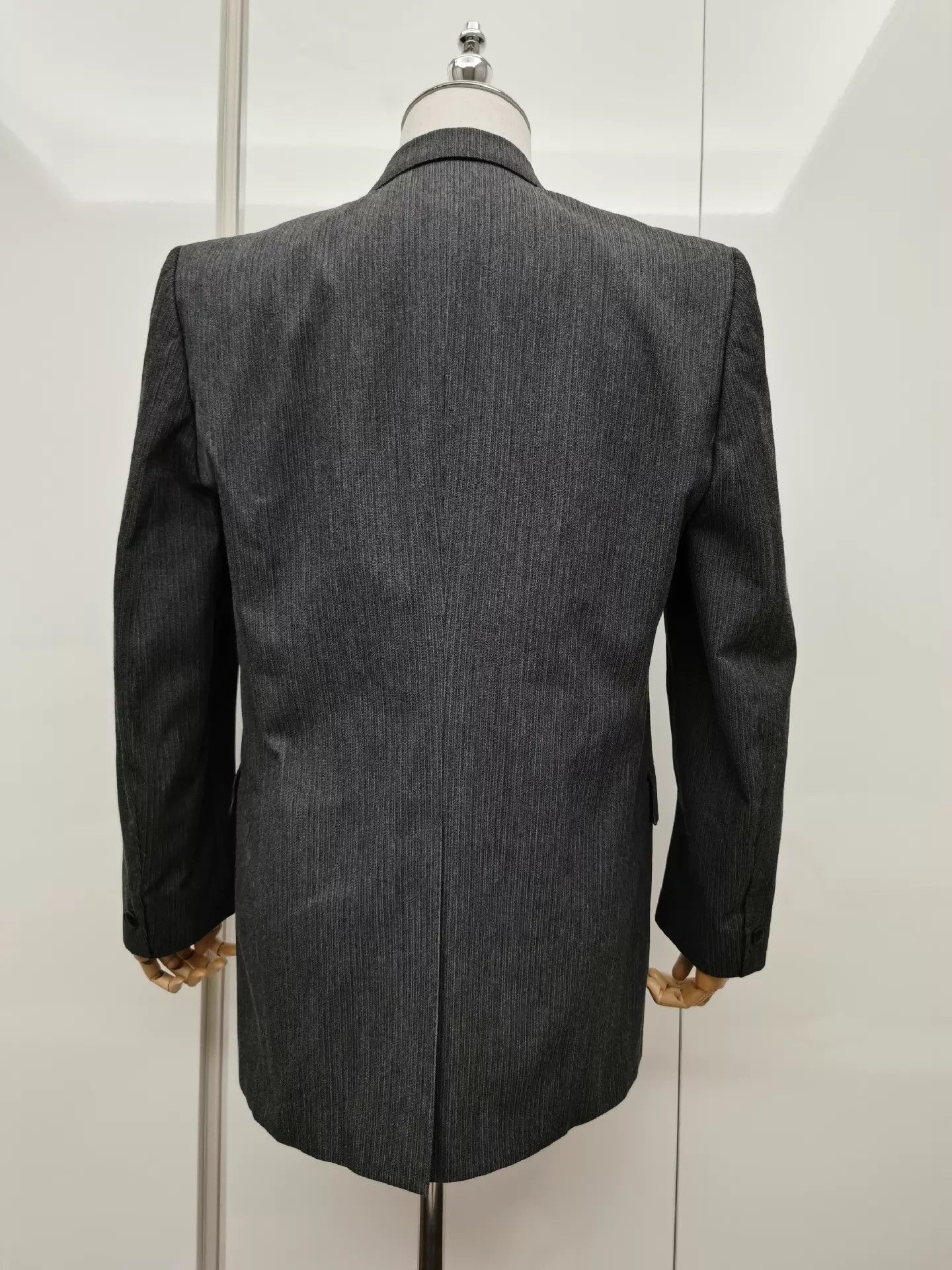 Deepti Deepti Barth Dark Avant-Garde Long Blazer 52 Size 52R - 4 Thumbnail