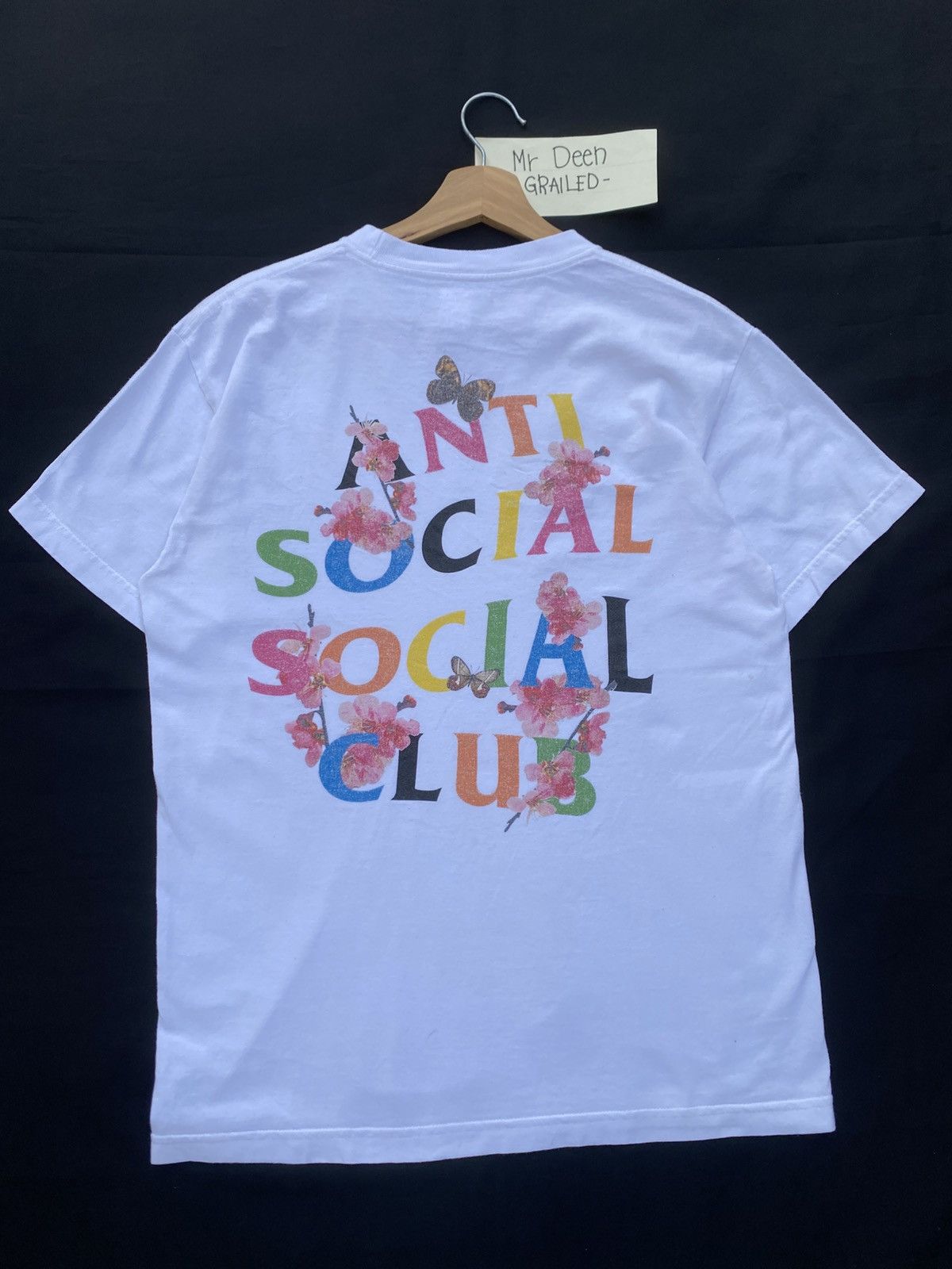 Anti Social Social Club Rare Anti Social Social Club Multicolor Spellout Tshirt Size US M / EU 48-50 / 2 - 2 Thumbnail
