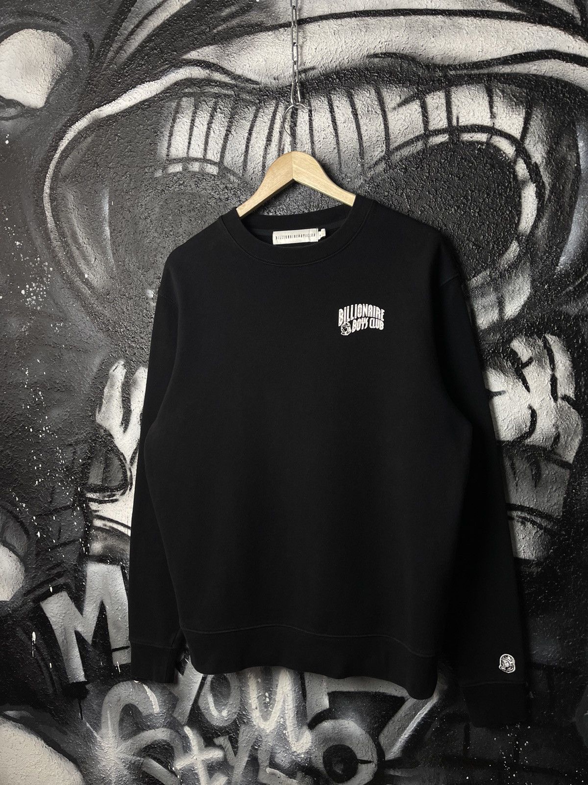 Billionaire Boys Club Billionaire Boys Club BBC Black Cotton Sweatshirt Size M Size US M / EU 48-50 / 2 - 1 Thumbnail