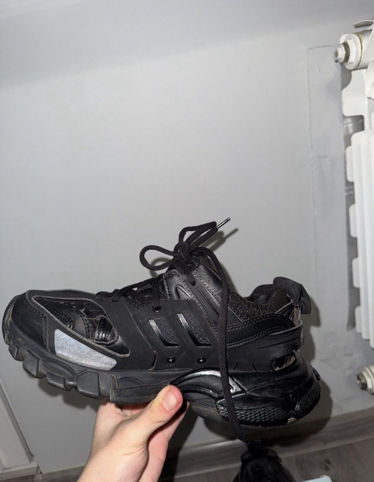 Balenciaga Balenciaga Track Black Clear Sole Sneakers Size US 6 / IT 36 - 7 Thumbnail
