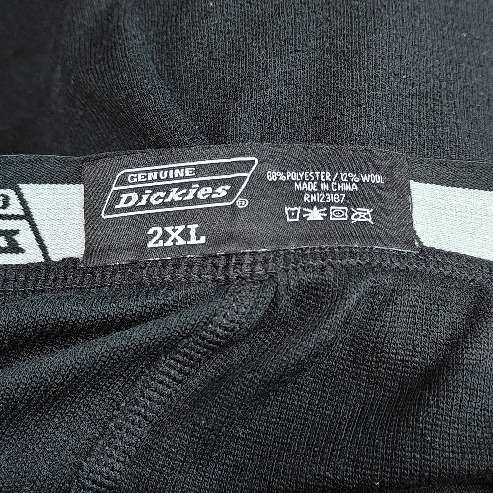 Dickies Dickies Black Wool Blend Baselayer Pants Mens 2XL Size US 39 - 2 Thumbnail