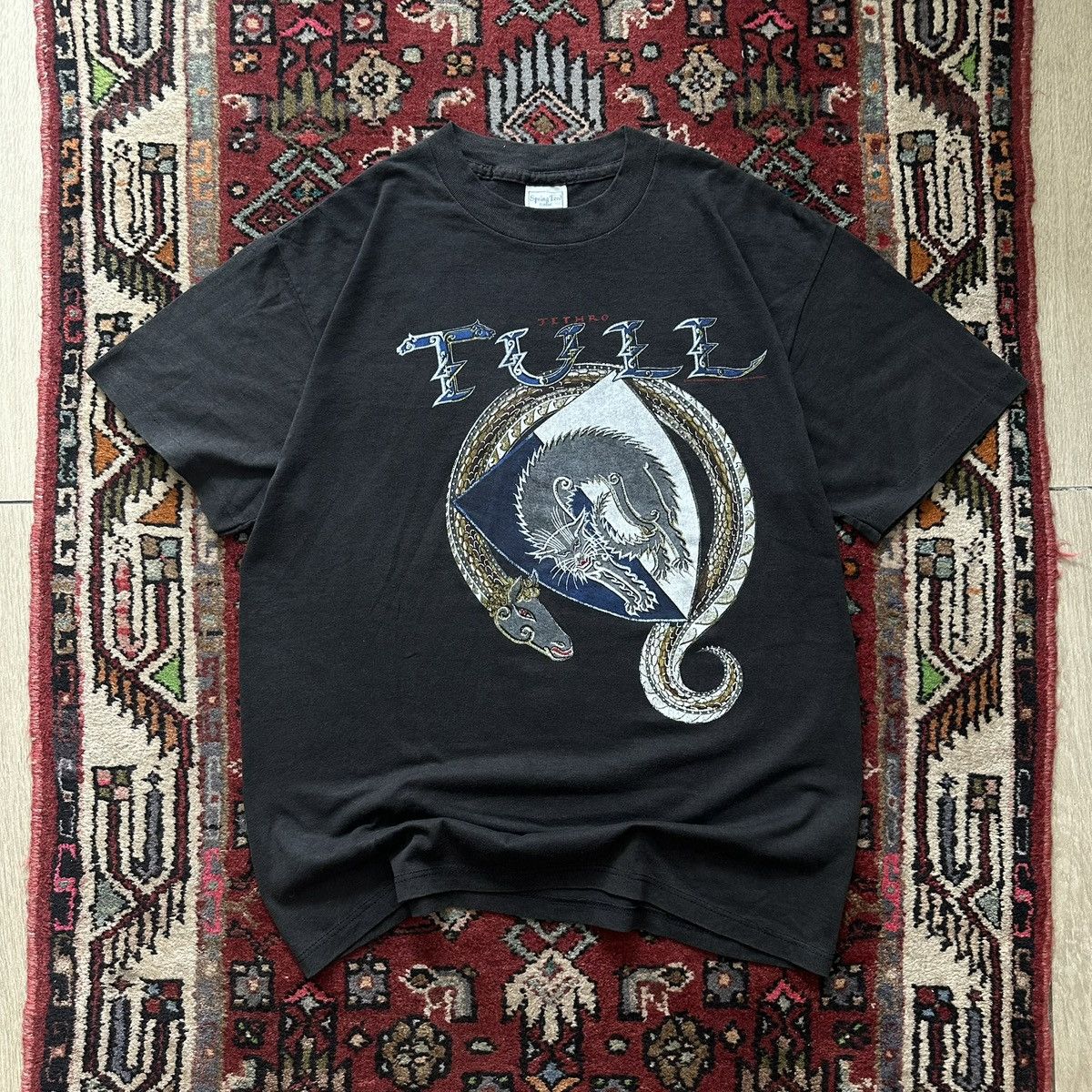 Vintage 1987 Jethro Tull Tour Vintage Band T-Shirt Size US L / EU 52-54 / 3 - 1 Thumbnail