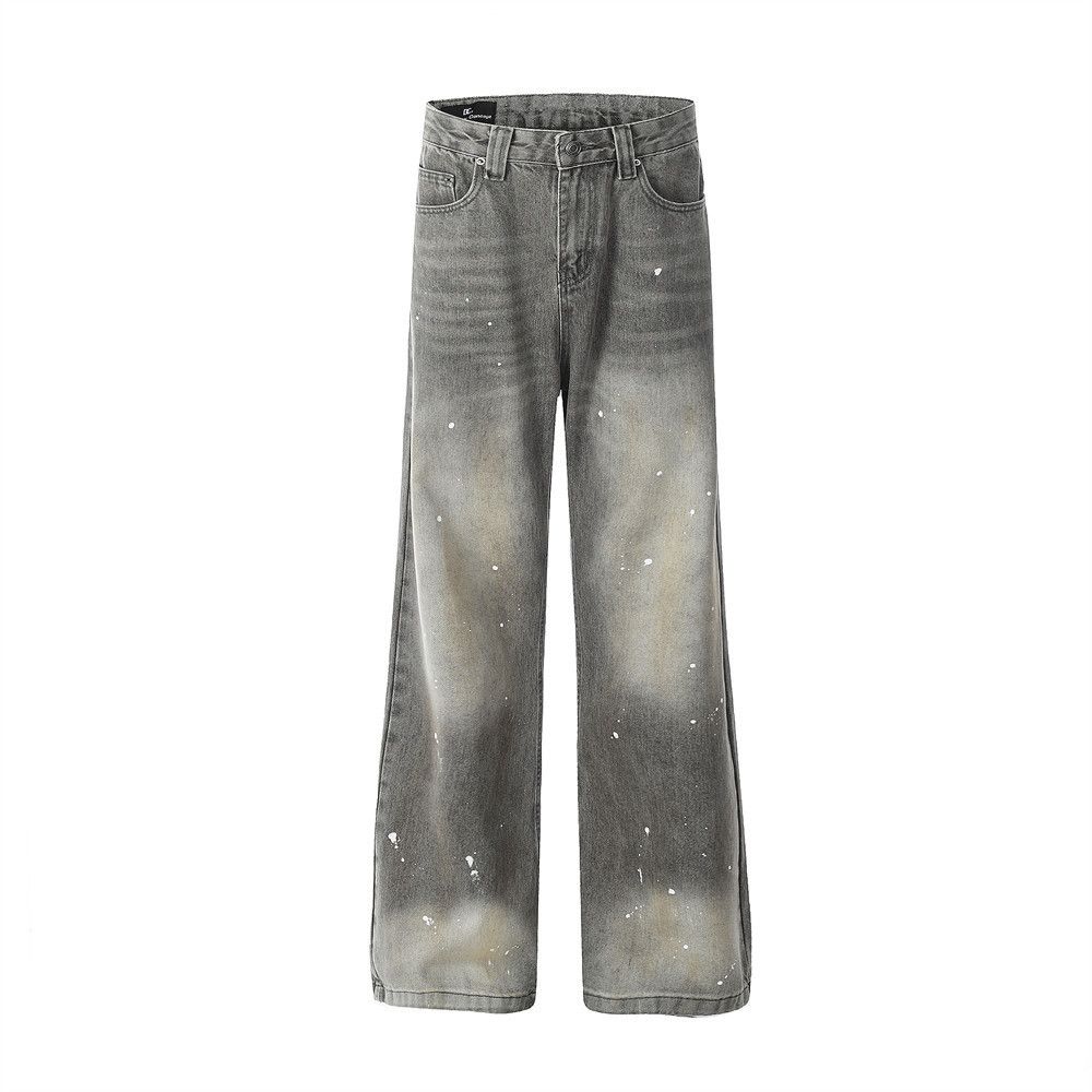 Japanese Brand × Vintage Men's punk distressed washed gradient jeans y2k Size US 32 / EU 48 - 1 Thumbnail