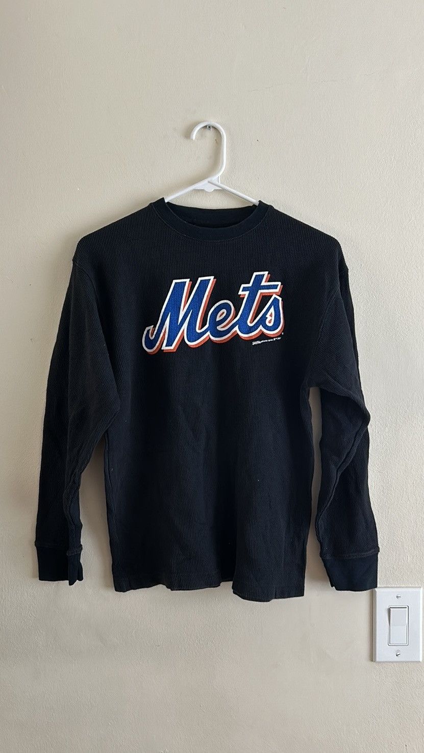 Vintage Vintage stitches 2007 Mets thermal shirt Size US L / EU 52-54 / 3 - 1 Thumbnail