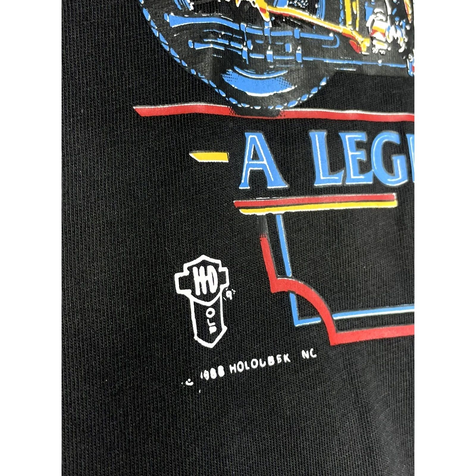 Harley Davidson Harley-Davidson T-Shirt Harley-Davidson Streetwear Vintage Y2K 80s 90s Shirt Black XL L Mens Crew Neck Short Sleeve Logo USA Made In USA Streetwear Size US L / EU 52-54 / 3 - 6 Thumbnail