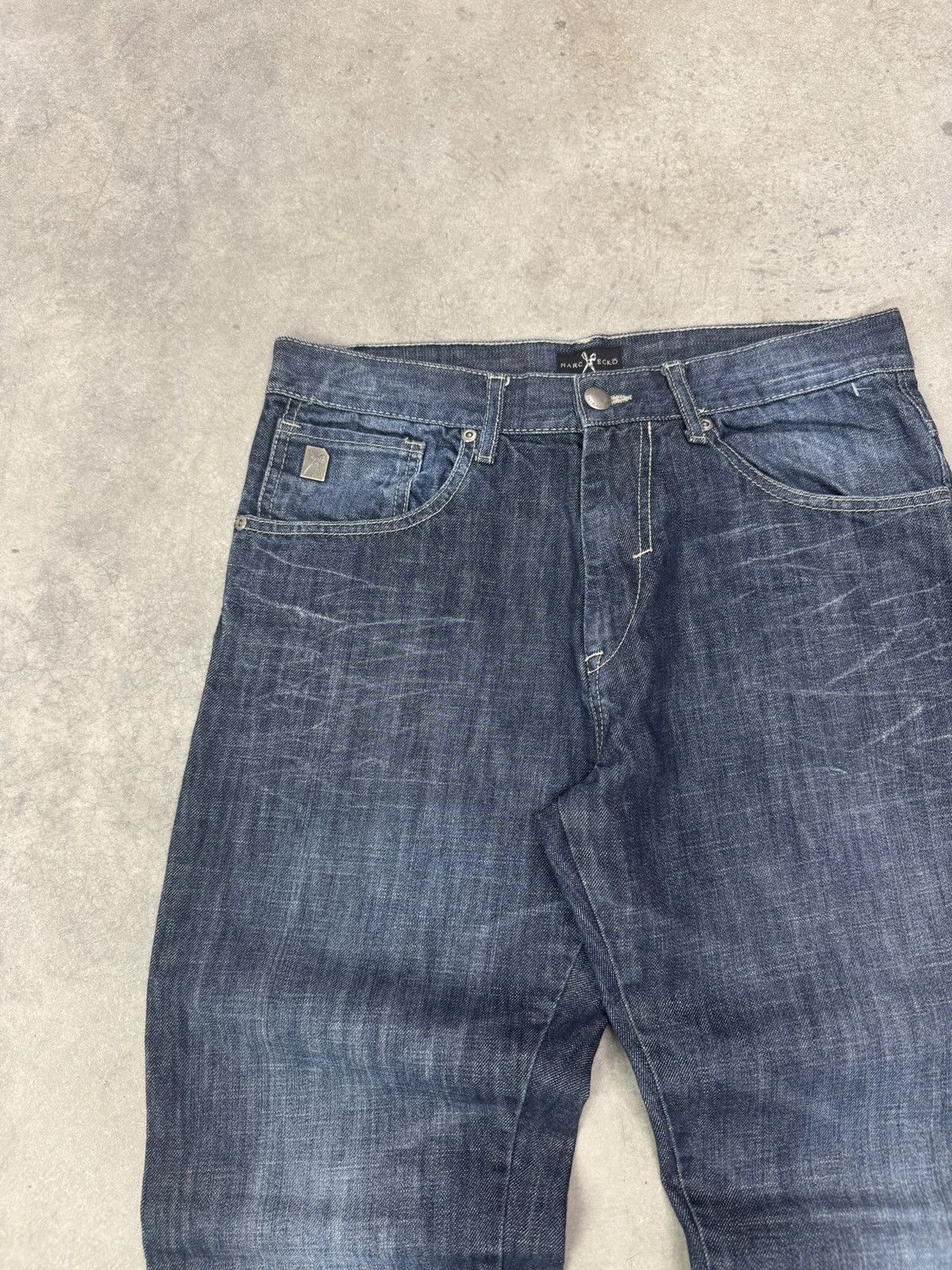 Marc Ecko Vintage Y2K Marc Echo Denim Jeans 32x30 Baggy Wide Leg Size US 32 / EU 48 - 3 Thumbnail