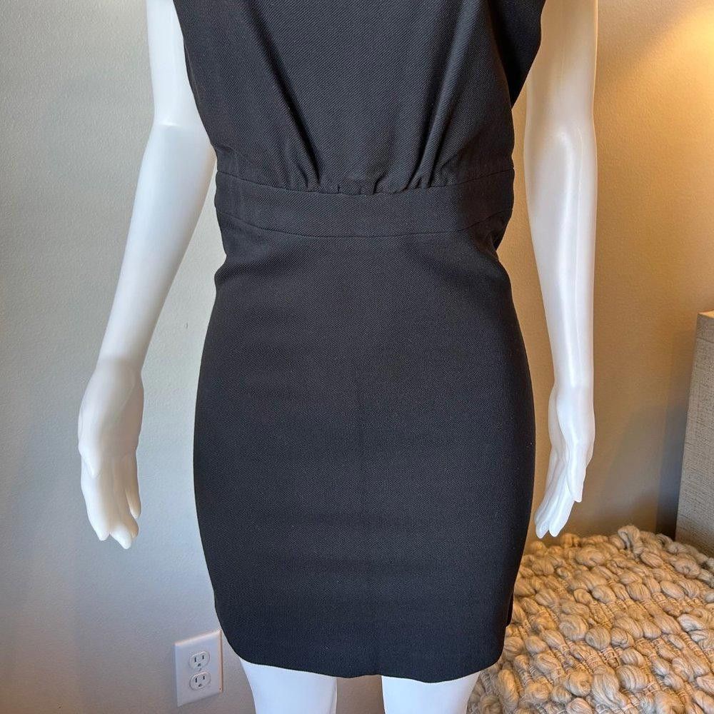Designer Twelfth Street by Cynthia Vincent Exposed Zipper Black Dress Size M / US 6-8 / IT 42-44 - 4 Thumbnail