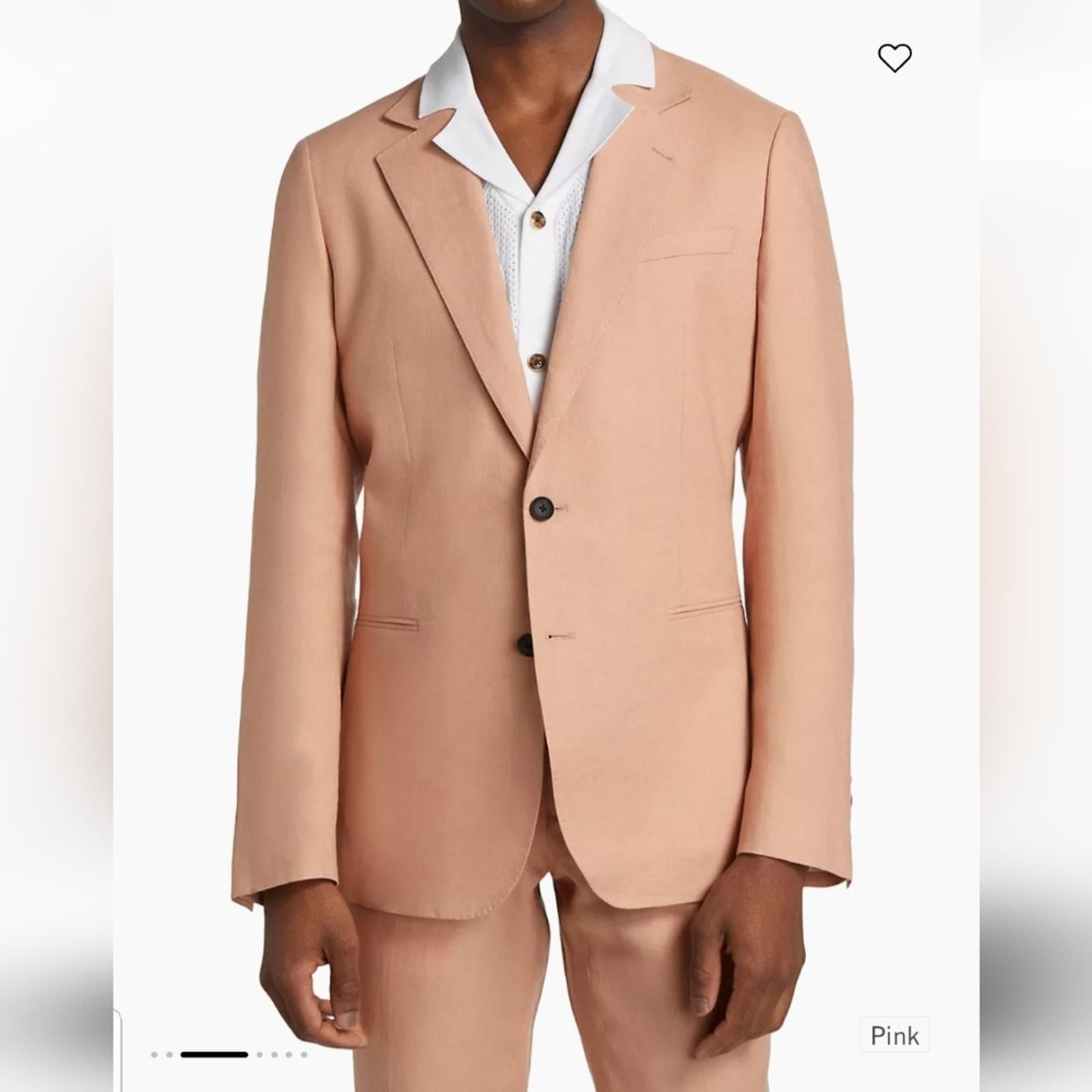 Reiss Reiss Kin B Linen Two-Button Blazer, Size 40, RP $515.00 Size 40R - 3 Thumbnail