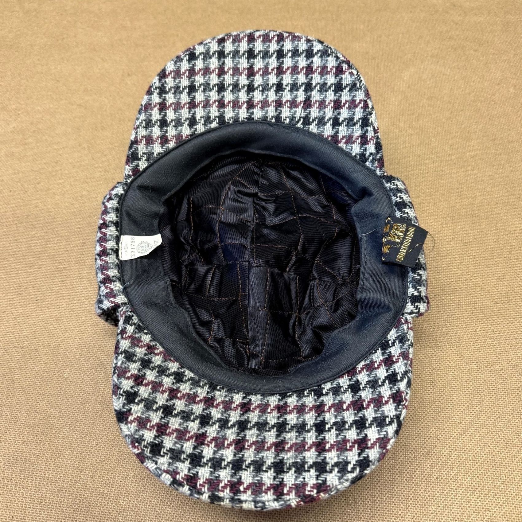 Vintage VINTAGE Dorfman Pacific Hat Trapper Mens One Size Tweed Check Ear Flap 80s Size ONE SIZE - 4 Thumbnail
