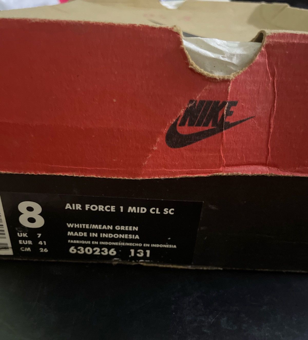 Nike 1997 Nike Air Force 1 sc cl Size US 8 / EU 41 - 11 Thumbnail