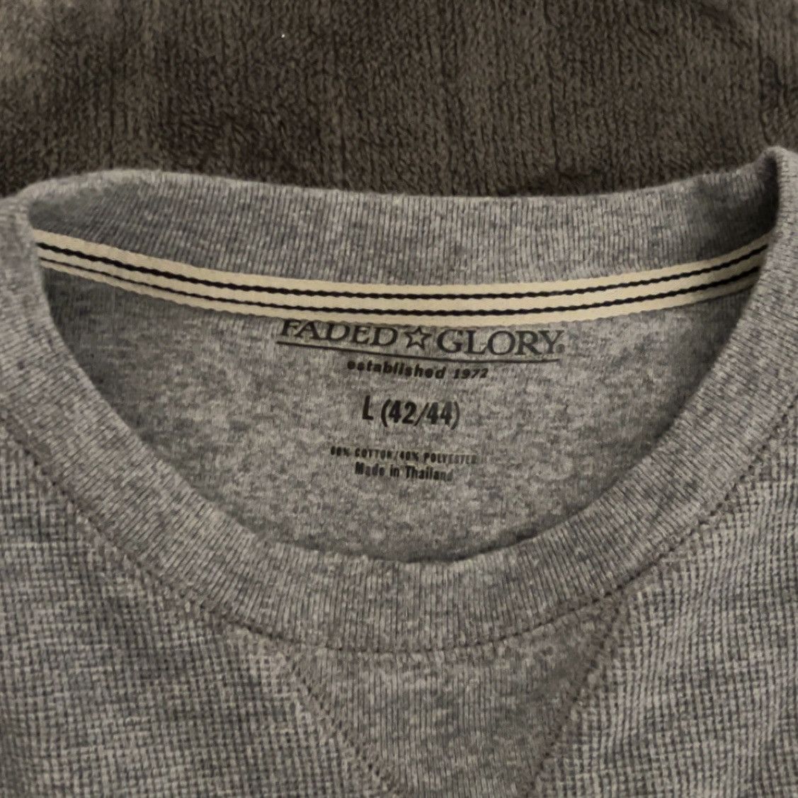 Faded Glory Faded Glory grey long sleeve Size US L / EU 52-54 / 3 - 2 Thumbnail