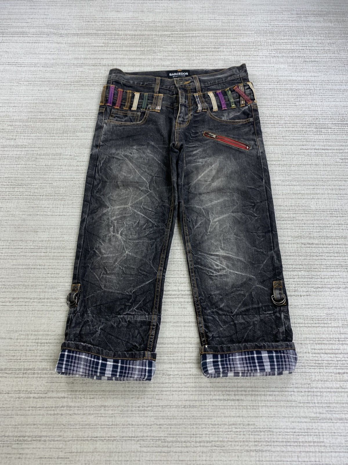 Hysteric Glamour Vintage Barcedos Double Waist Distressed Denim Pants Size US 31 - 7 Thumbnail