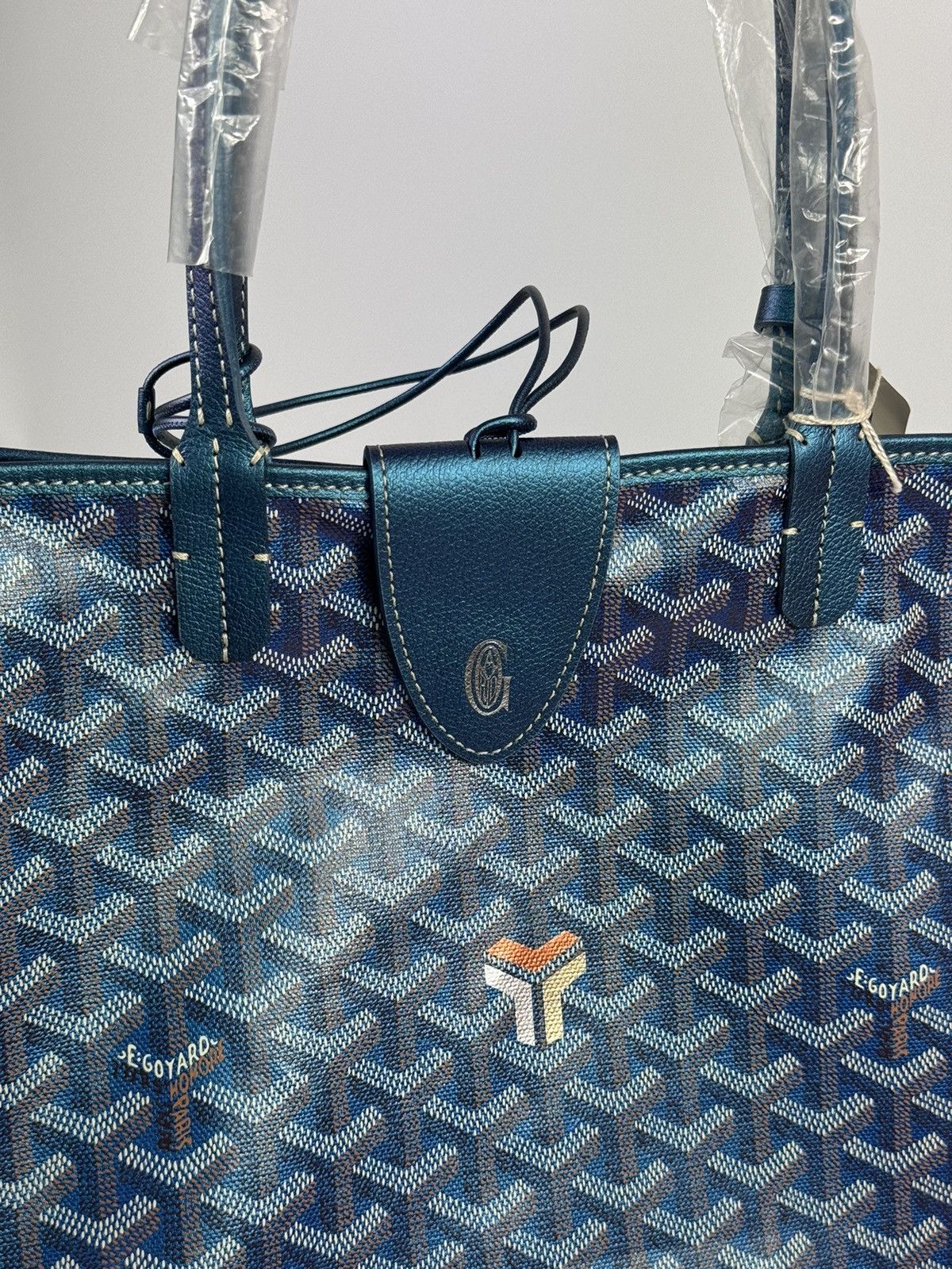 Goyard SAINT LOUIS PM LIMITED EDITION IRIDESCENT BLUE BAG Size ONE SIZE - 13 Thumbnail